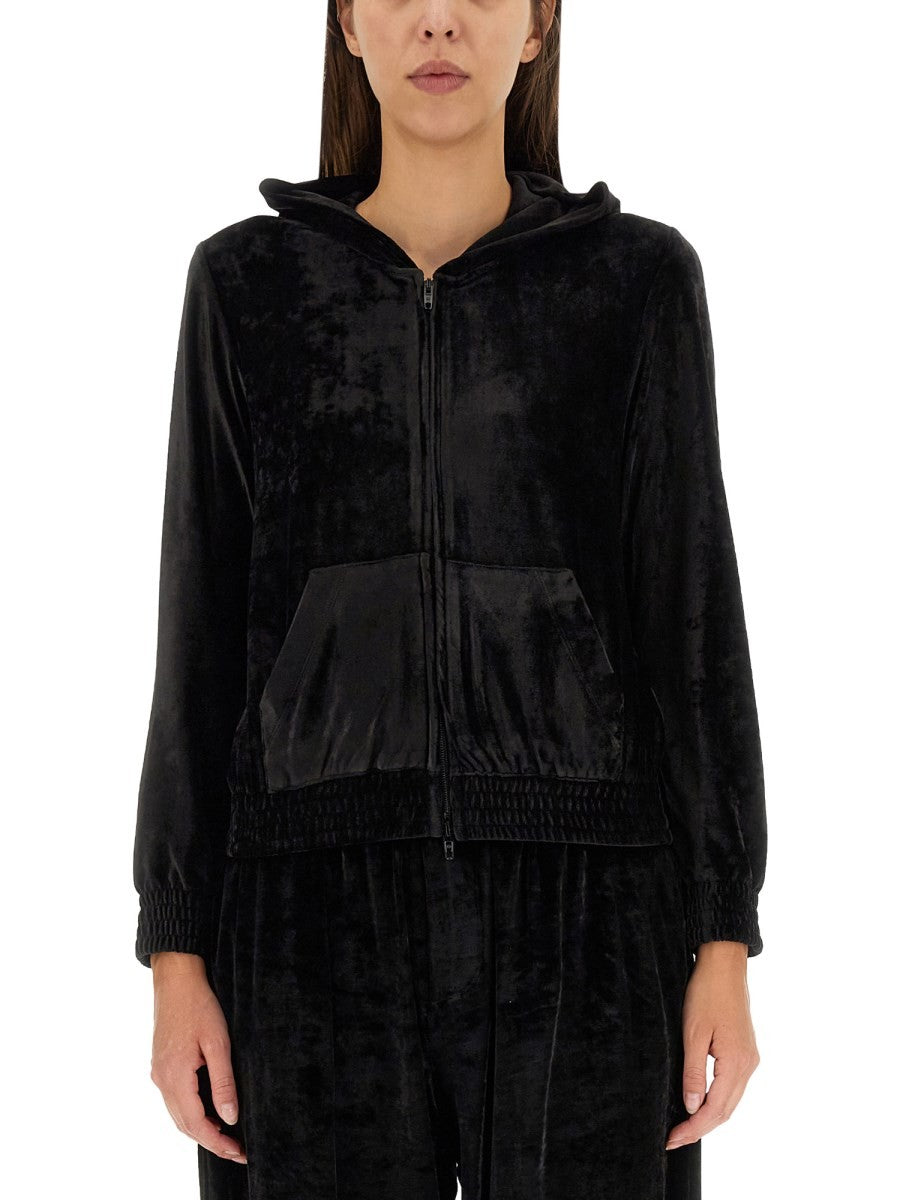 Balenciaga BB PARIS ZIPPERED SWEATSHIRT