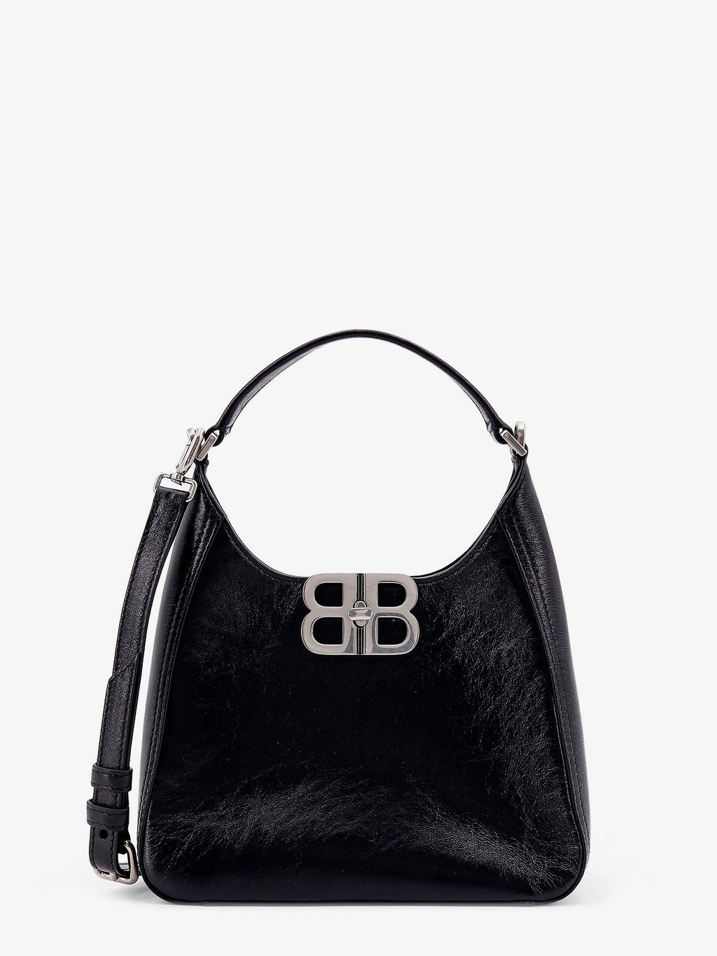Balenciaga Bb minkšta hobo s odinė rankinė