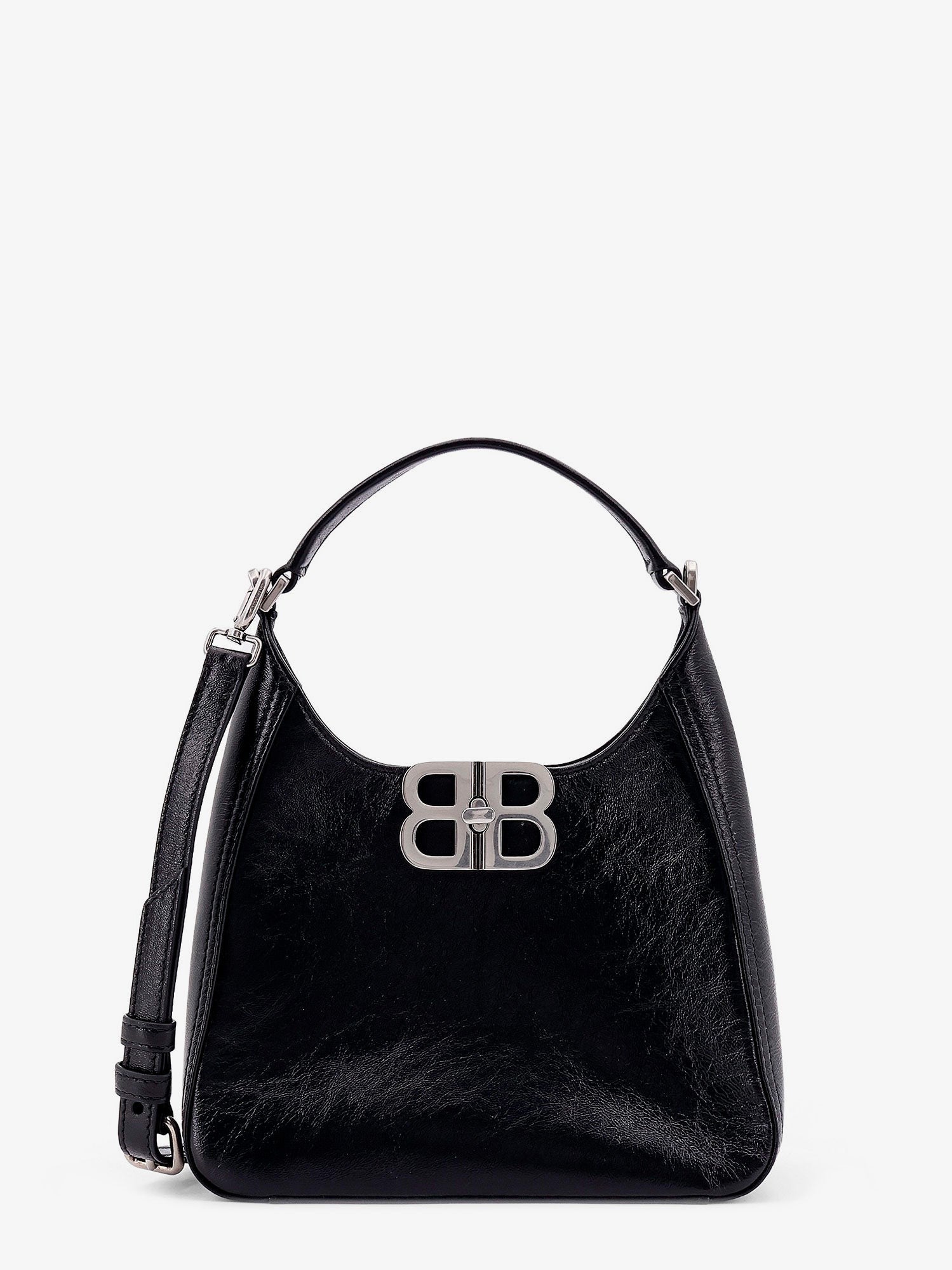 Balenciaga Bb minkšta hobo s odinė rankinė