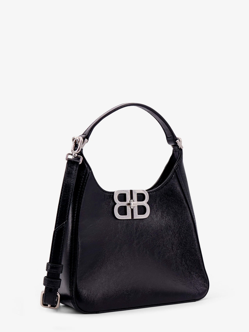 Balenciaga Bb minkšta hobo s odinė rankinė
