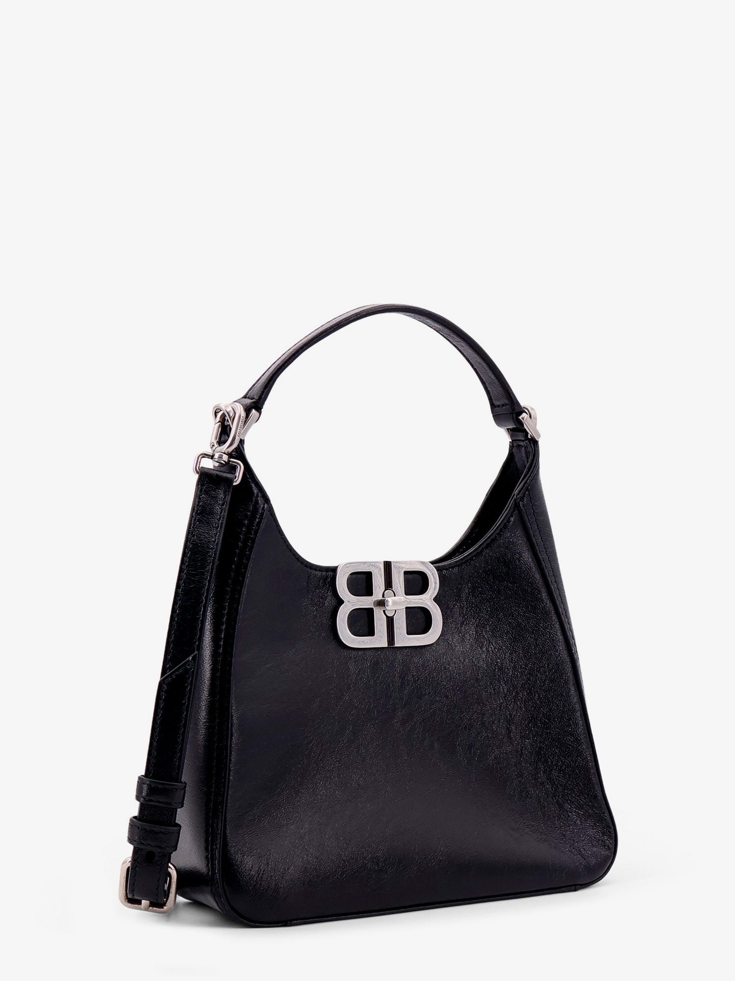 Balenciaga Bb minkšta hobo s odinė rankinė