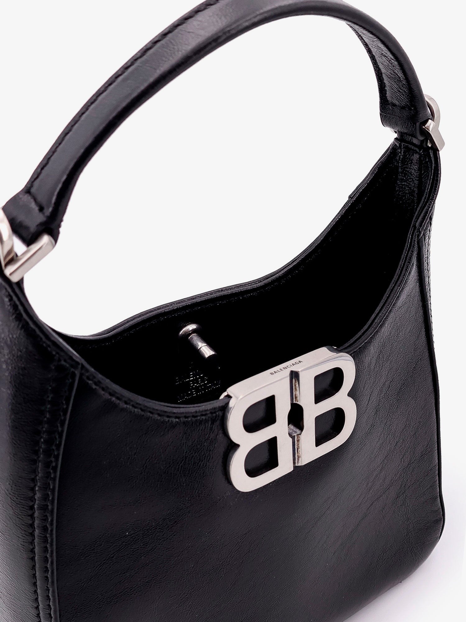 Balenciaga Bb minkšta hobo s odinė rankinė