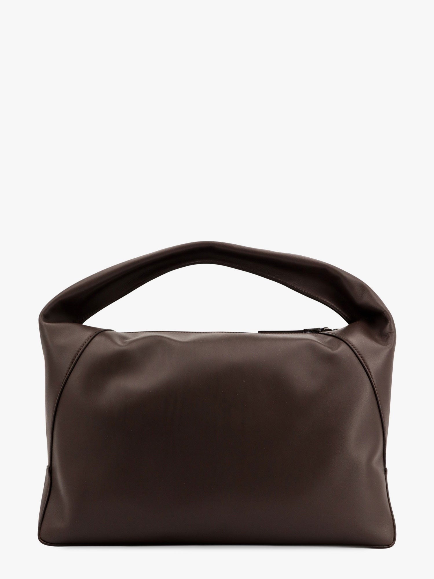 Brunello Cucinelli Δερμάτινη τσάντα ώμου Bc duo big hobo