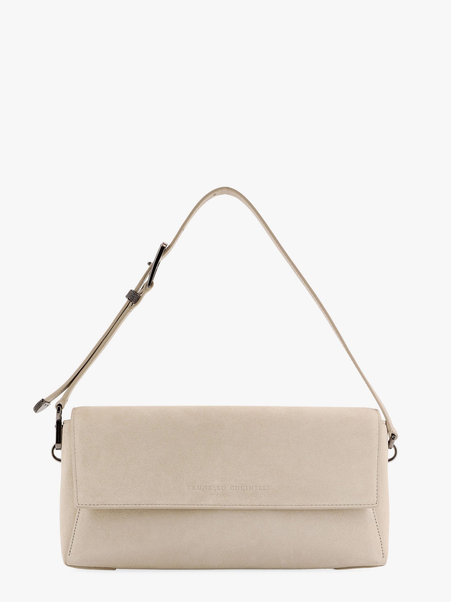 Brunello Cucinelli Τσάντα clutch Bc duo από σουέτ με μονίλια