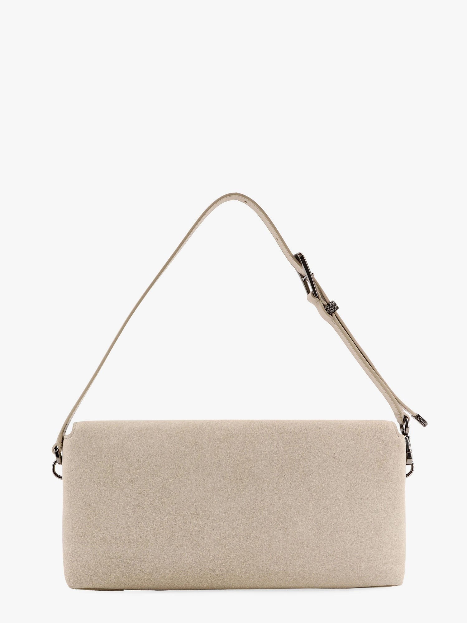 Brunello Cucinelli Τσάντα clutch Bc duo από σουέτ με μονίλια