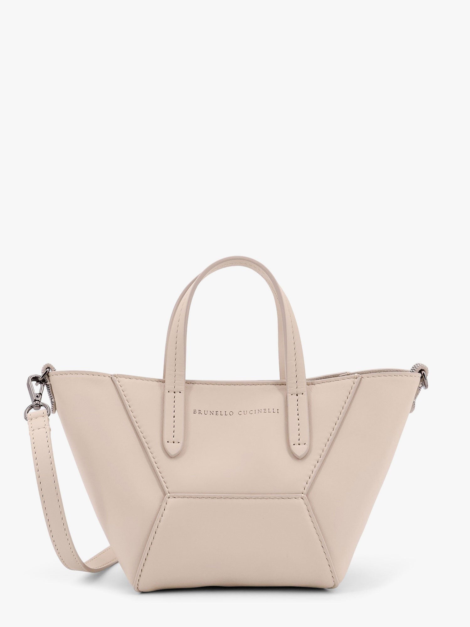 Brunello Cucinelli Bc Duo leather hanbag
