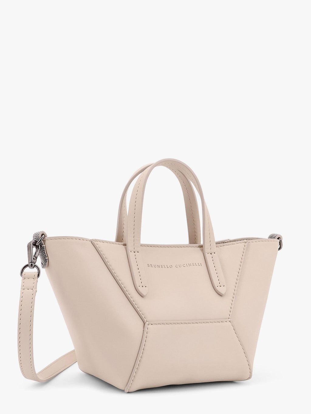 Brunello Cucinelli Bc Duo leather hanbag