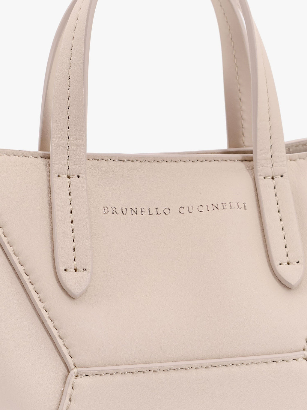 Brunello Cucinelli Bc Duo leather hanbag