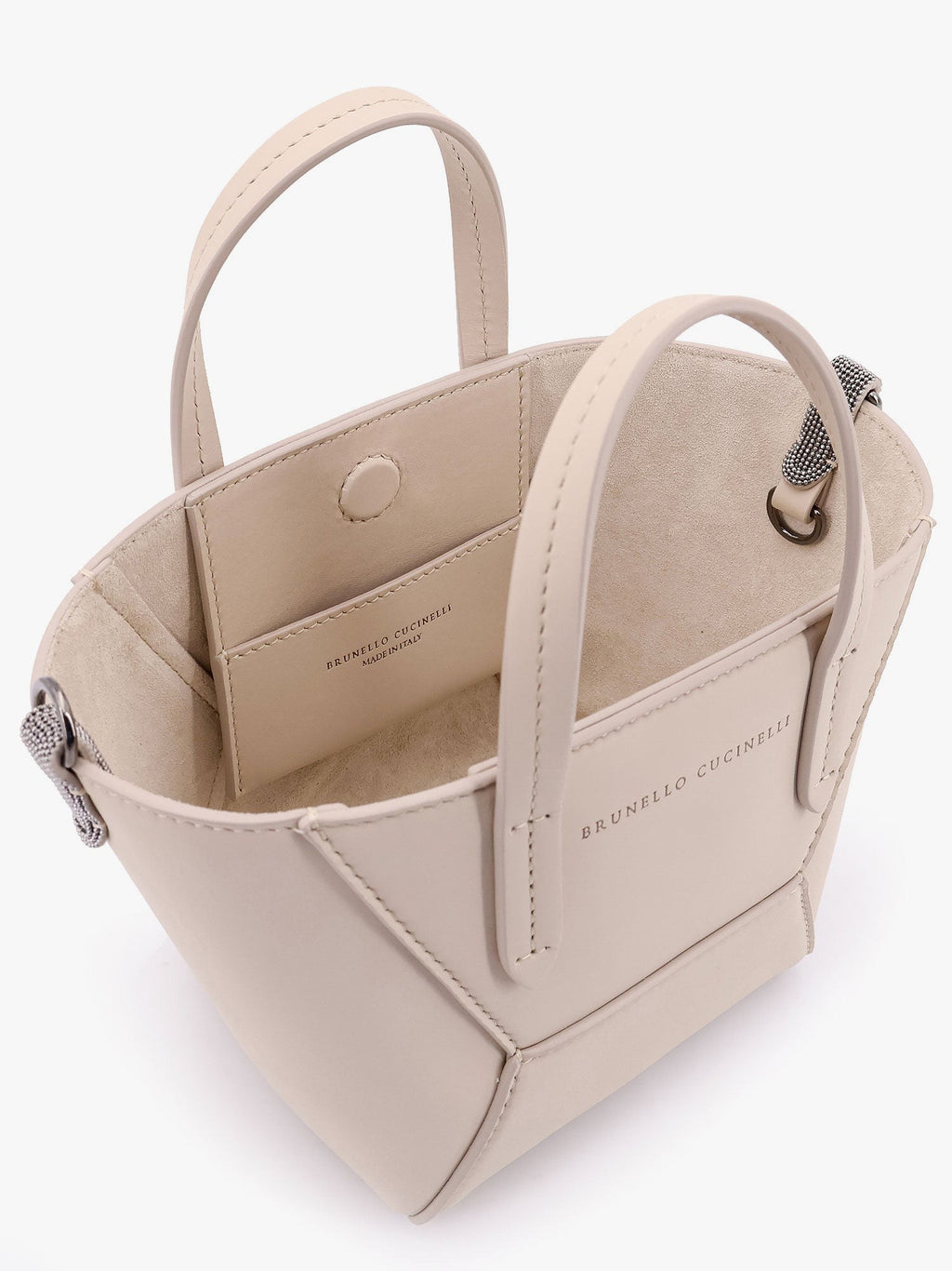 Brunello Cucinelli Bc Duo leather hanbag