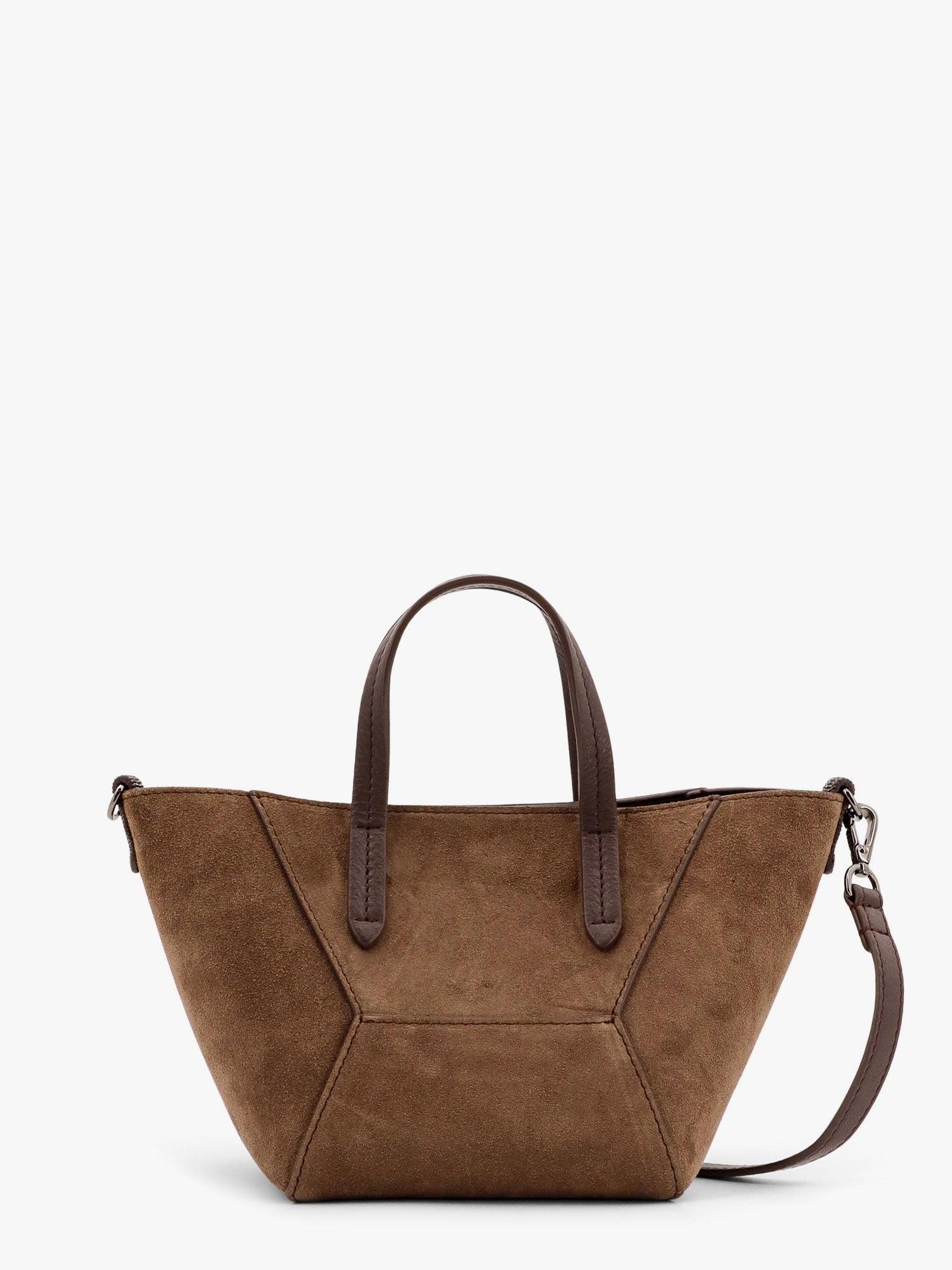 Brunello Cucinelli Bc Duo Wildledertasche mit Monili-Details