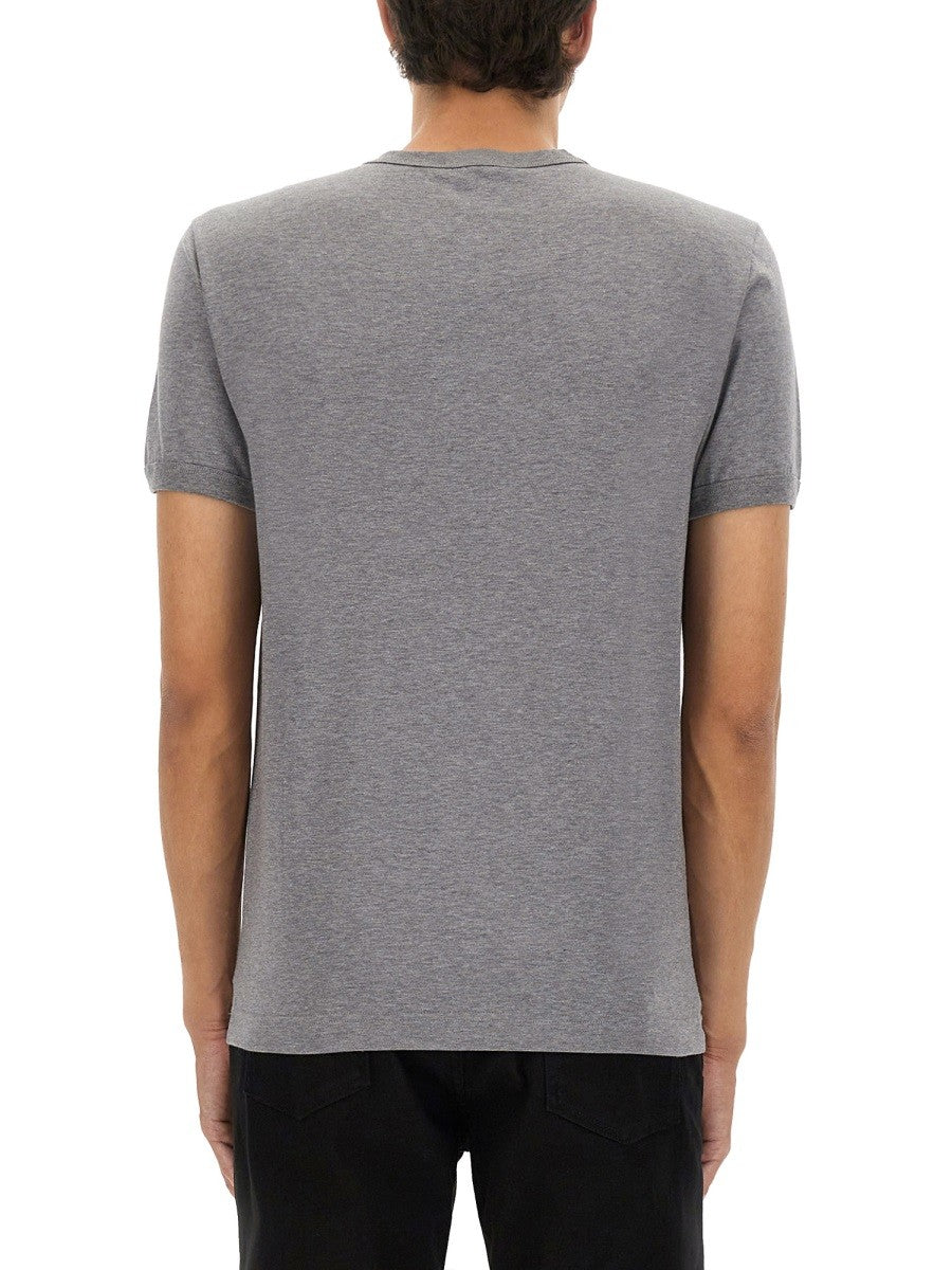 Dolce & Gabbana "BEE AND CROWN" EMBROIDERED T-SHIRT