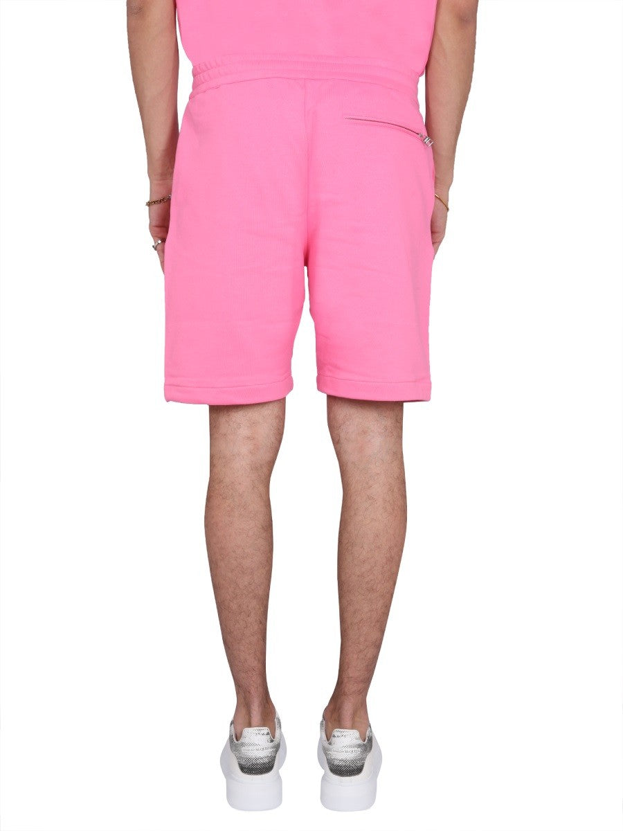 Alexander Mcqueen BERMUDY S POTISKEM GRAFFITI LOGA