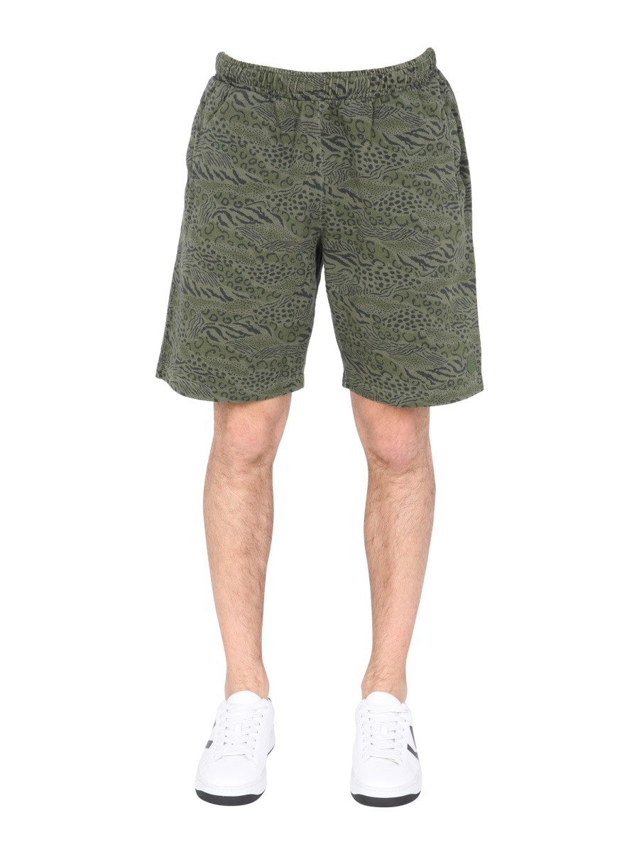 Kenzo Bermudy se zvířecím potiskem