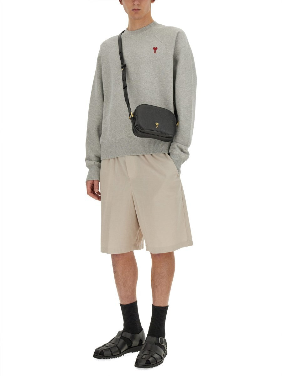 Ami Paris BERMUDASHORTS MED STRIKK