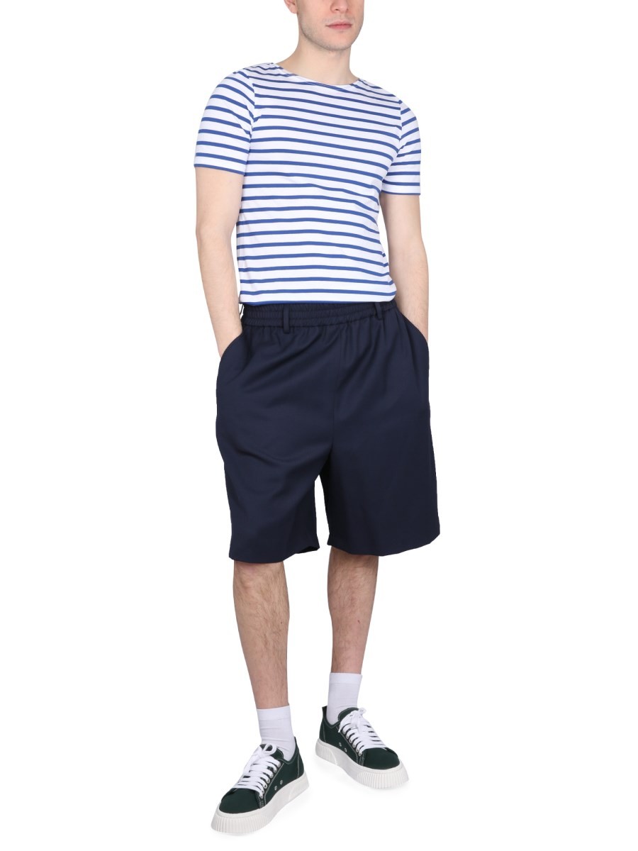 Ami Paris BERMUDASHORTS MED STRIKK