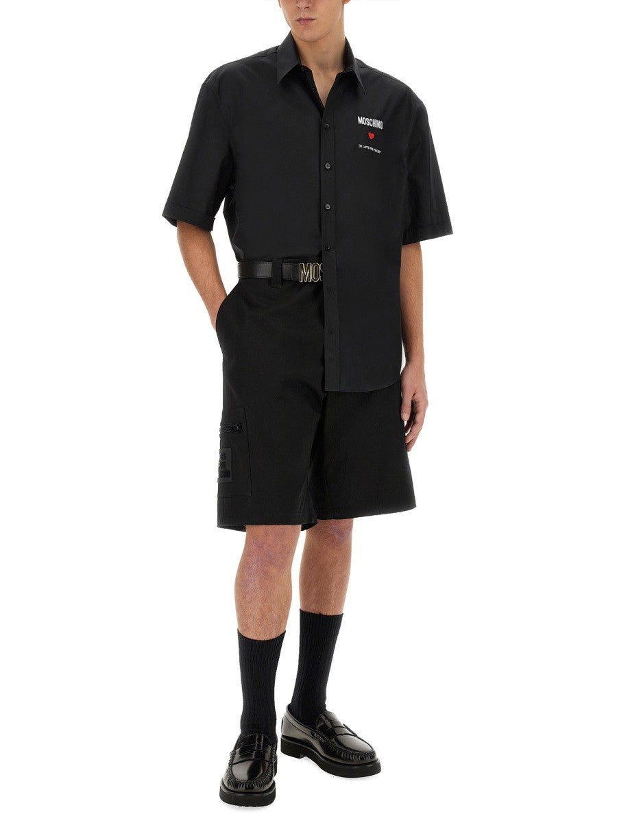 Moschino BERMUDA MIT LOGO