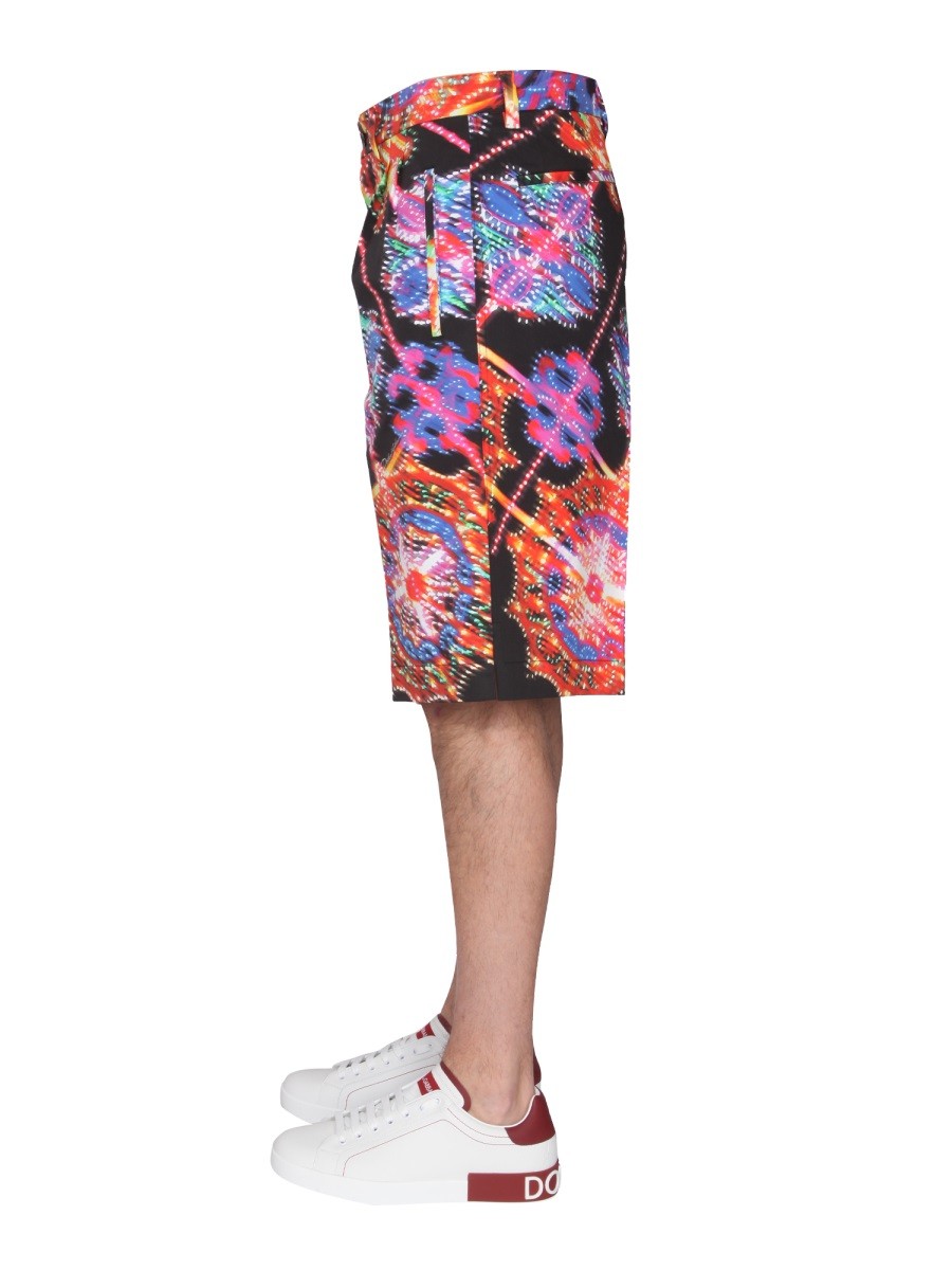 Dolce & Gabbana BERMUDY S LUMINÁRNÍM POTISKEM