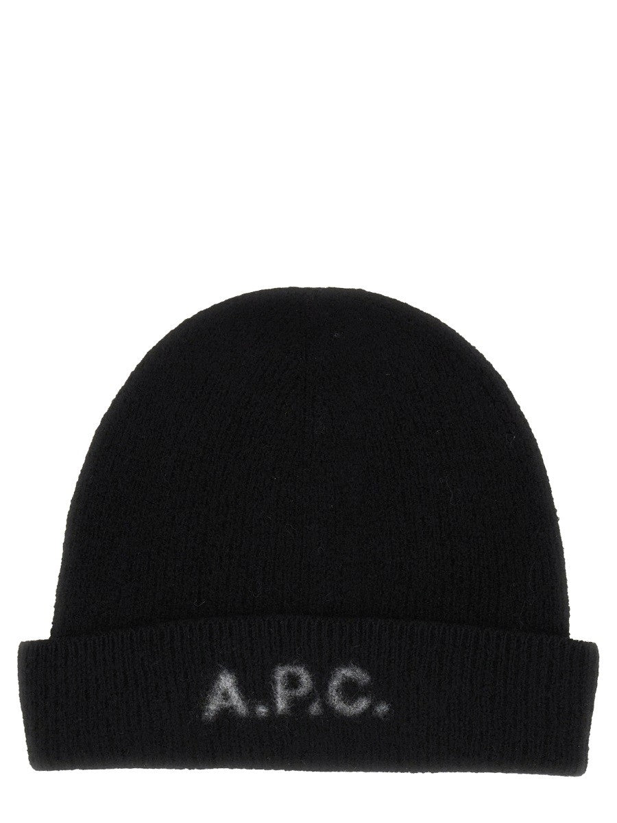 A.P.C. BERRETTO IN LANA CON LOGO