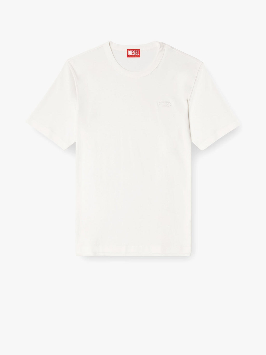Diesel Tričko z biologické bavlny s předním logem oval-d