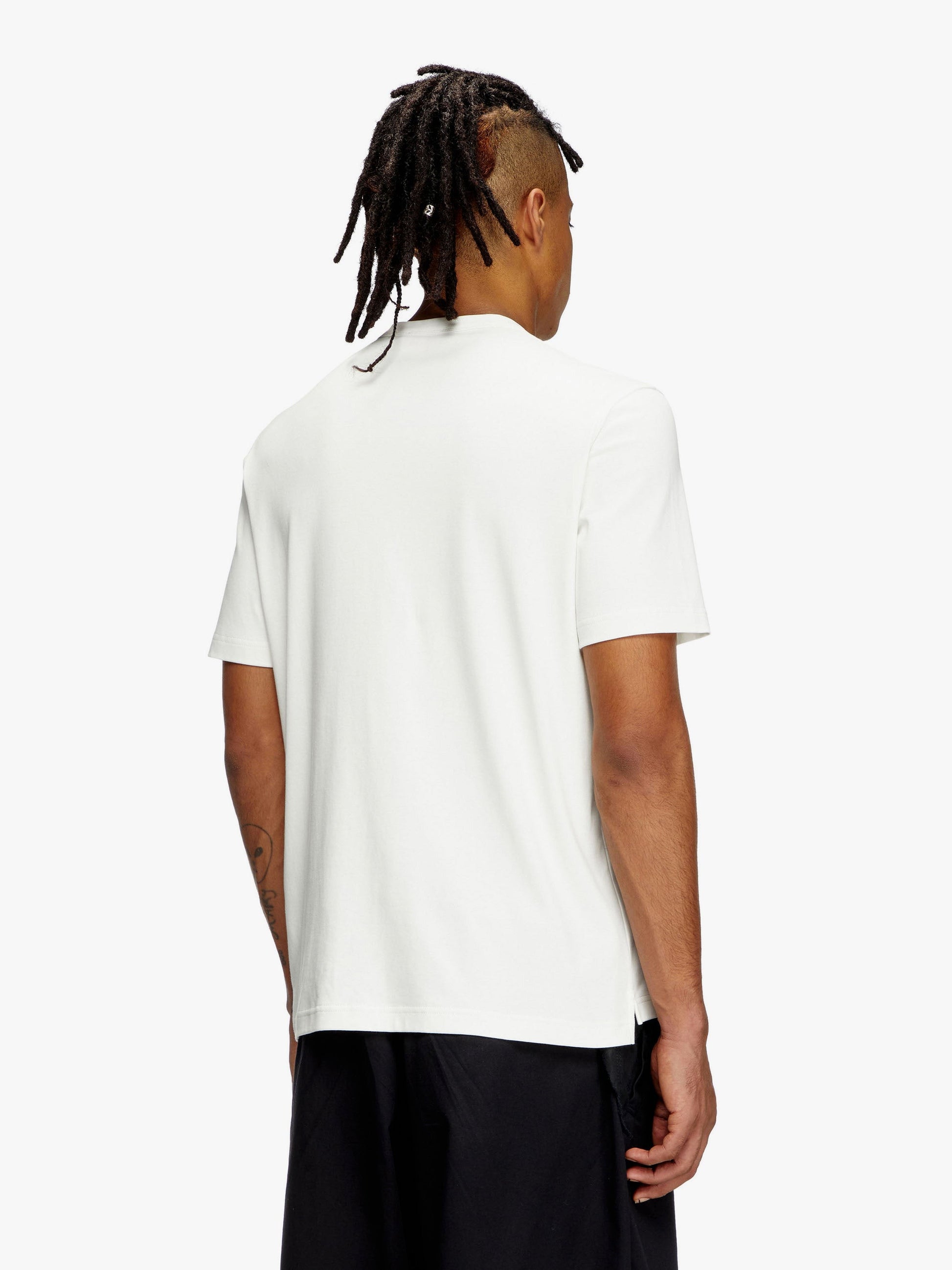 Diesel Tričko z biologické bavlny s předním logem oval-d