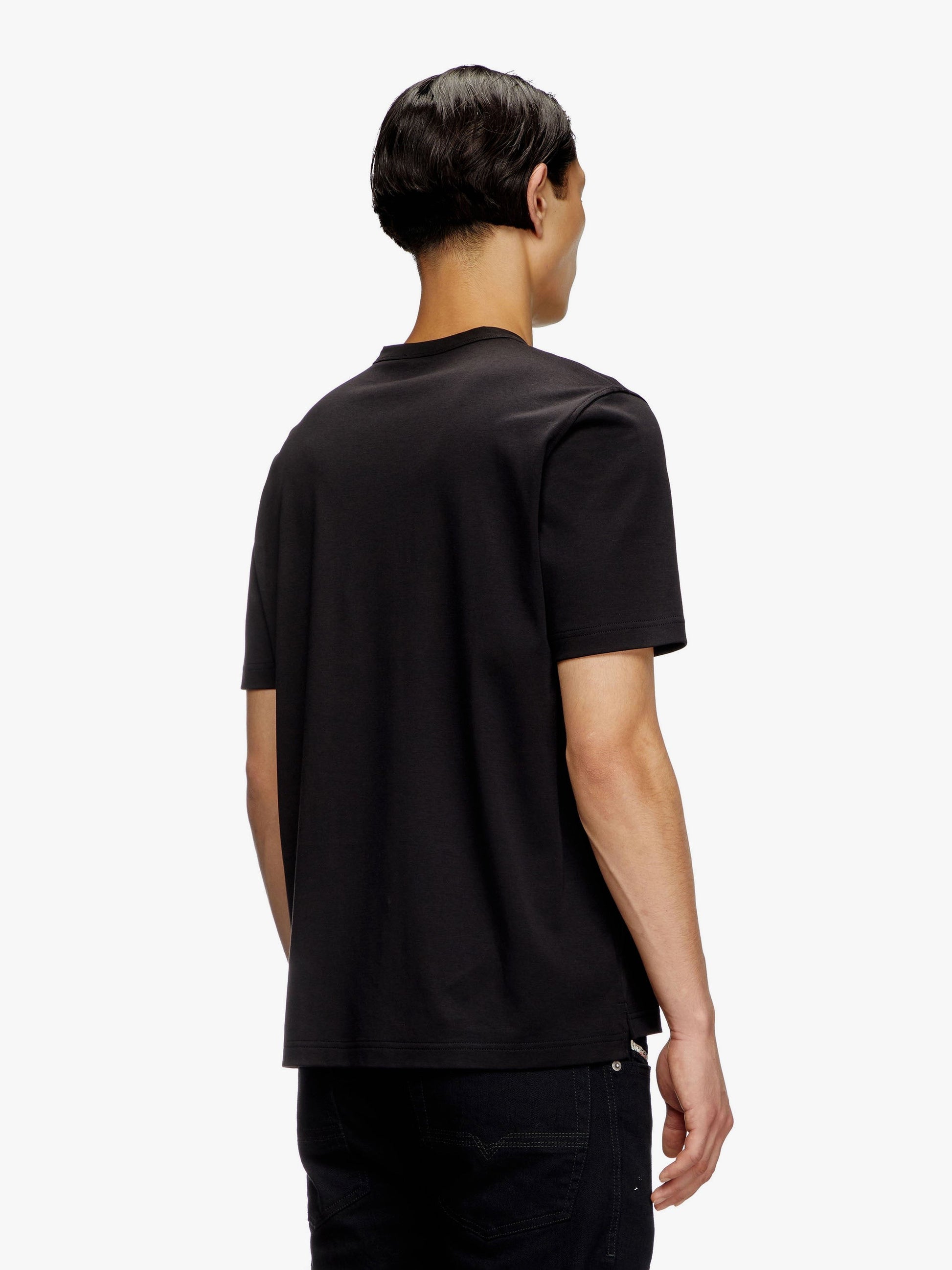 Diesel Tričko z biologické bavlny s předním logem oval-d