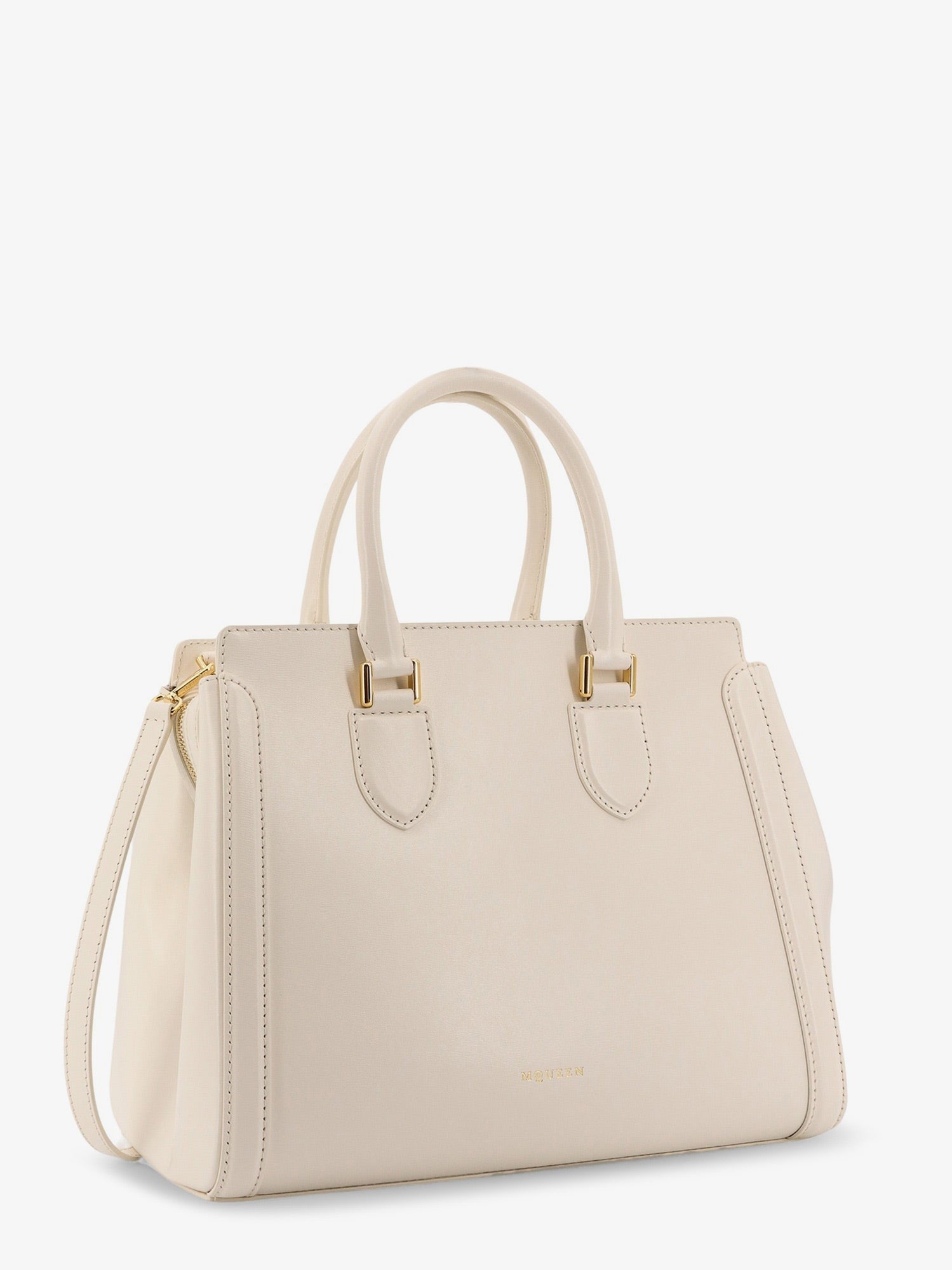 Alexander Mcqueen Birdee Große Schultertasche aus Leder