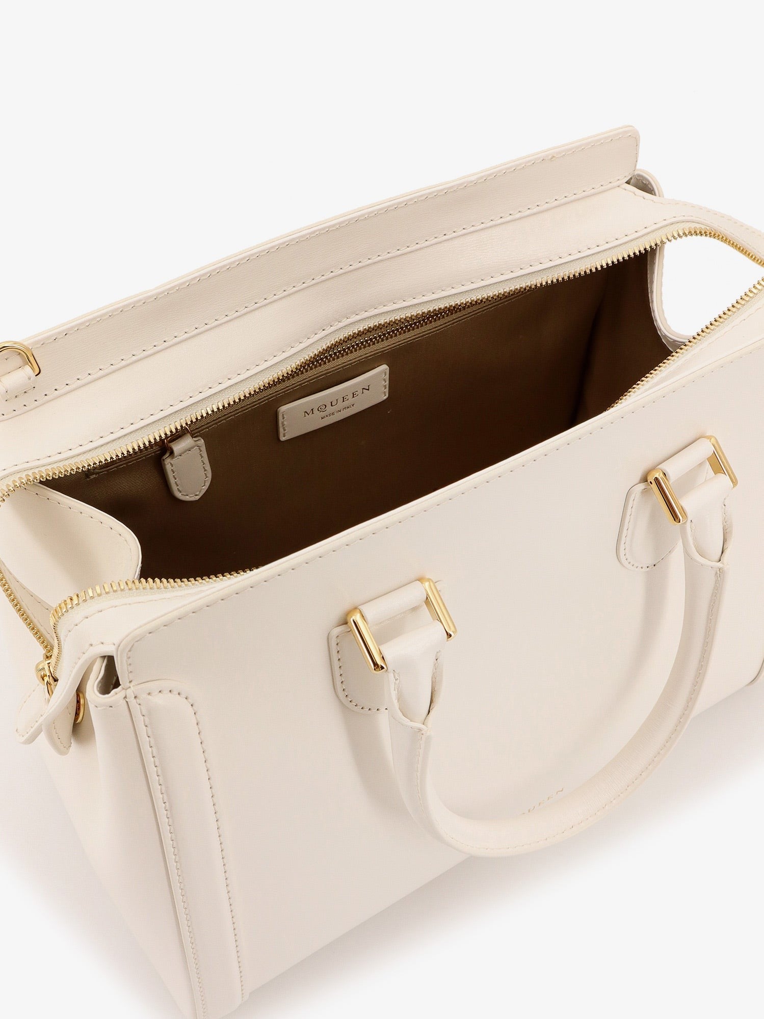 Alexander Mcqueen Birdee Große Schultertasche aus Leder