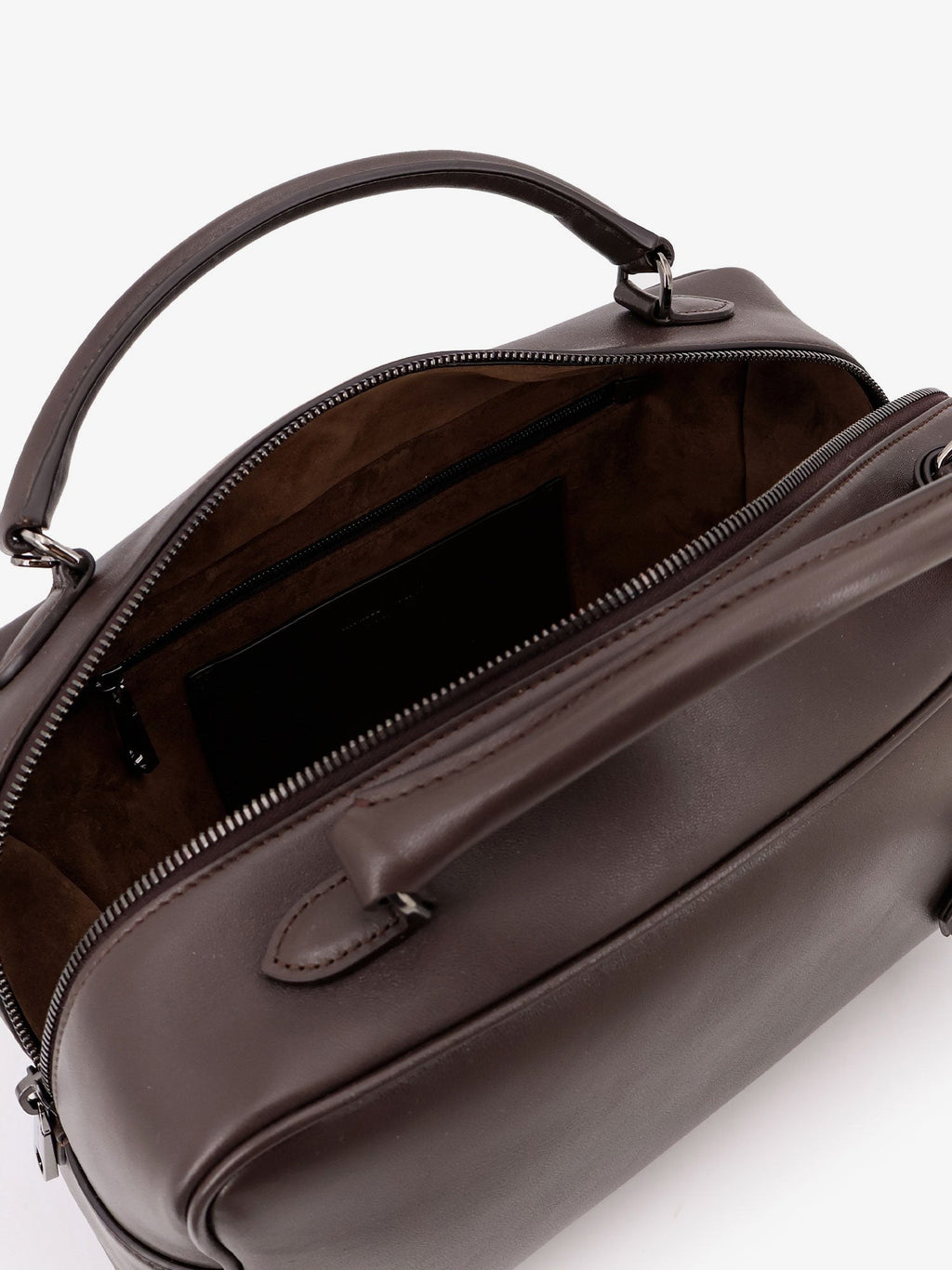 Brunello Cucinelli Boston Explorer leather shoulder bag