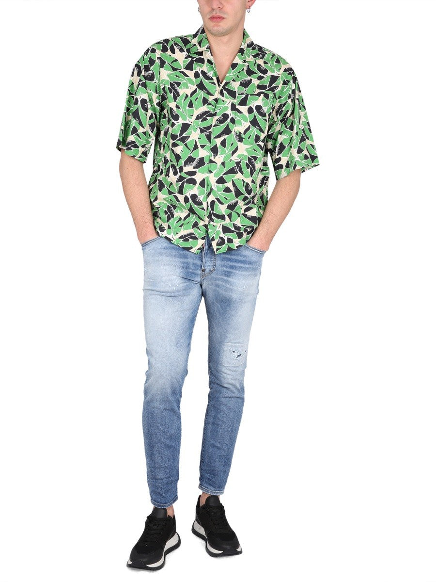 Dsquared2 CAMISA CON CUELLO BOWLING