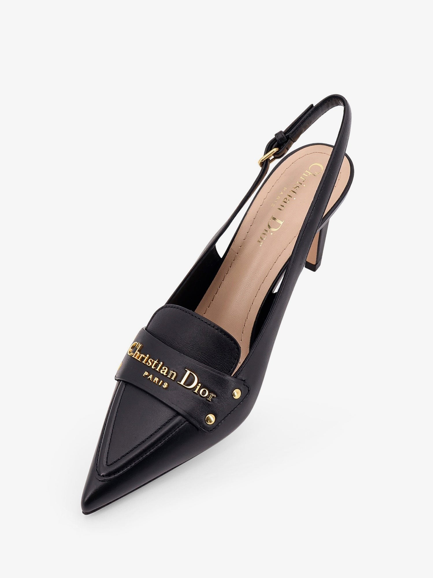 Dior Boy leather decolleté slingback