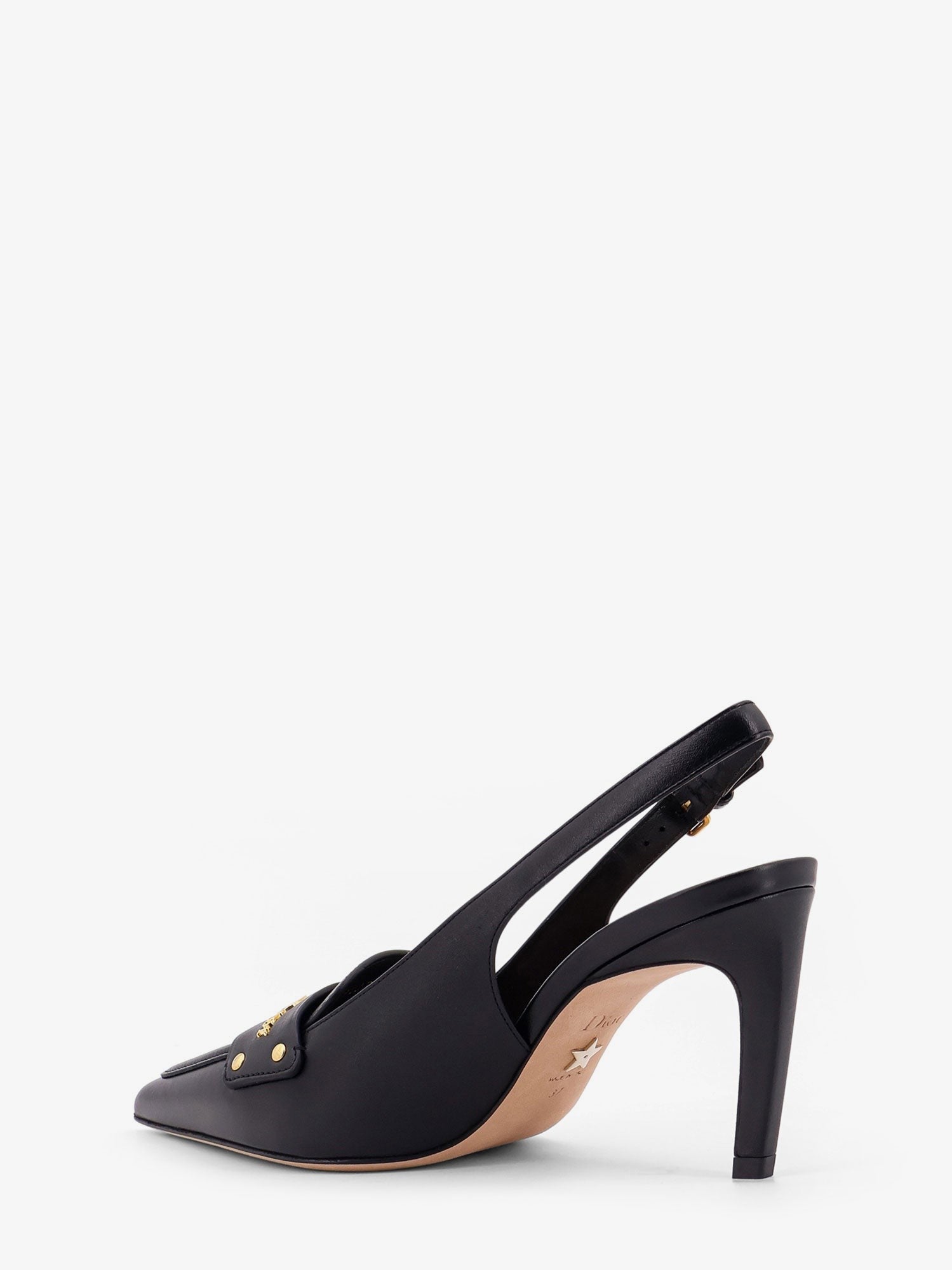 Dior Boy leather decolleté slingback