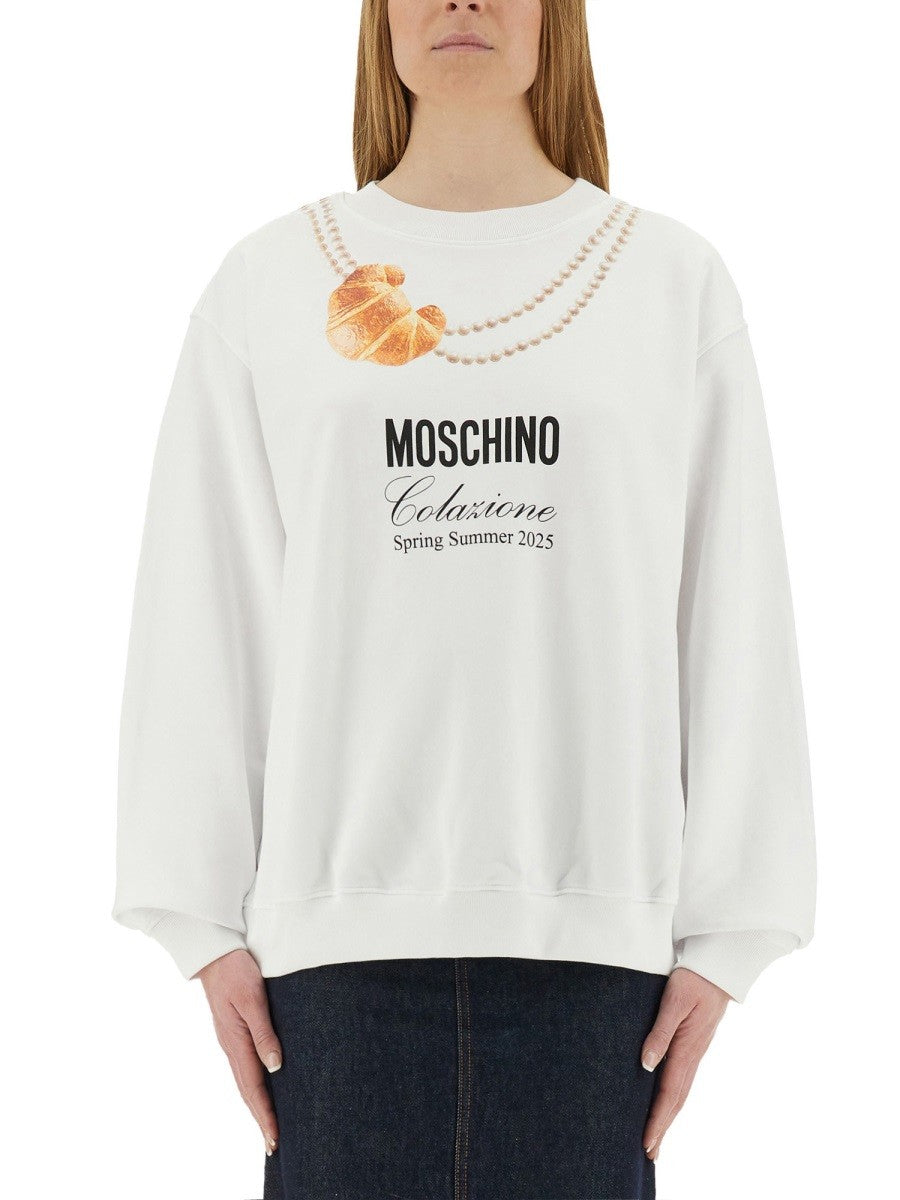 Moschino "BREAKFAST" BLUZĂ DE TRENING