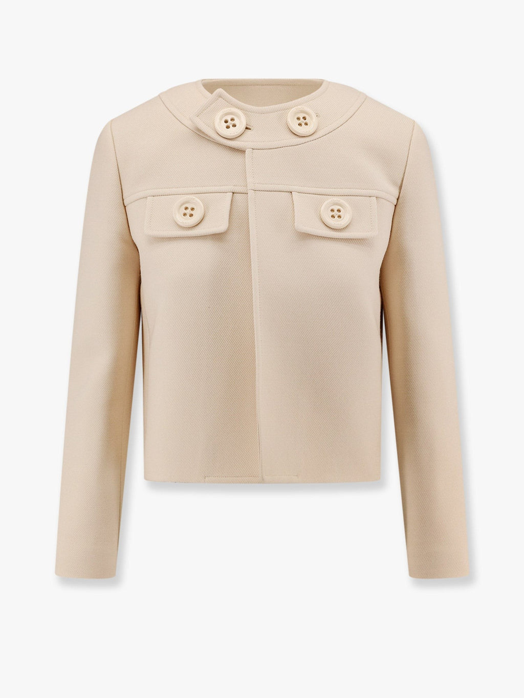 Celine Brompton wool and silk blazer with maxi buttons