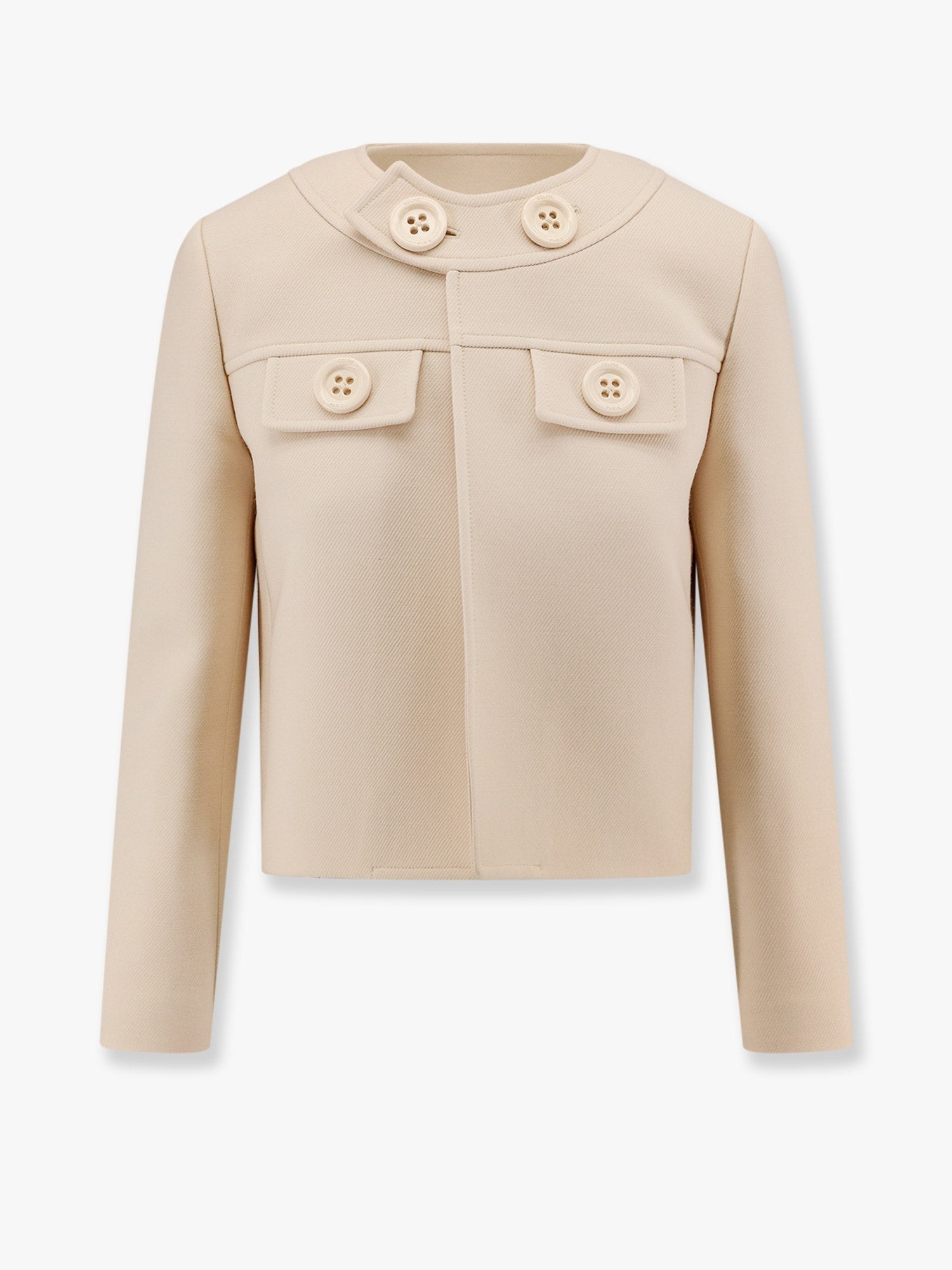 Celine Brompton wool and silk blazer with maxi buttons