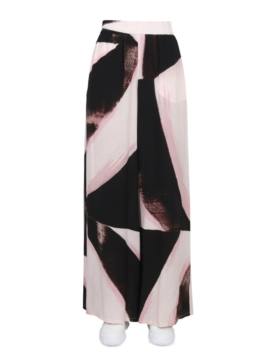 Alexander Mcqueen Ecsetvonás mintás nadrág