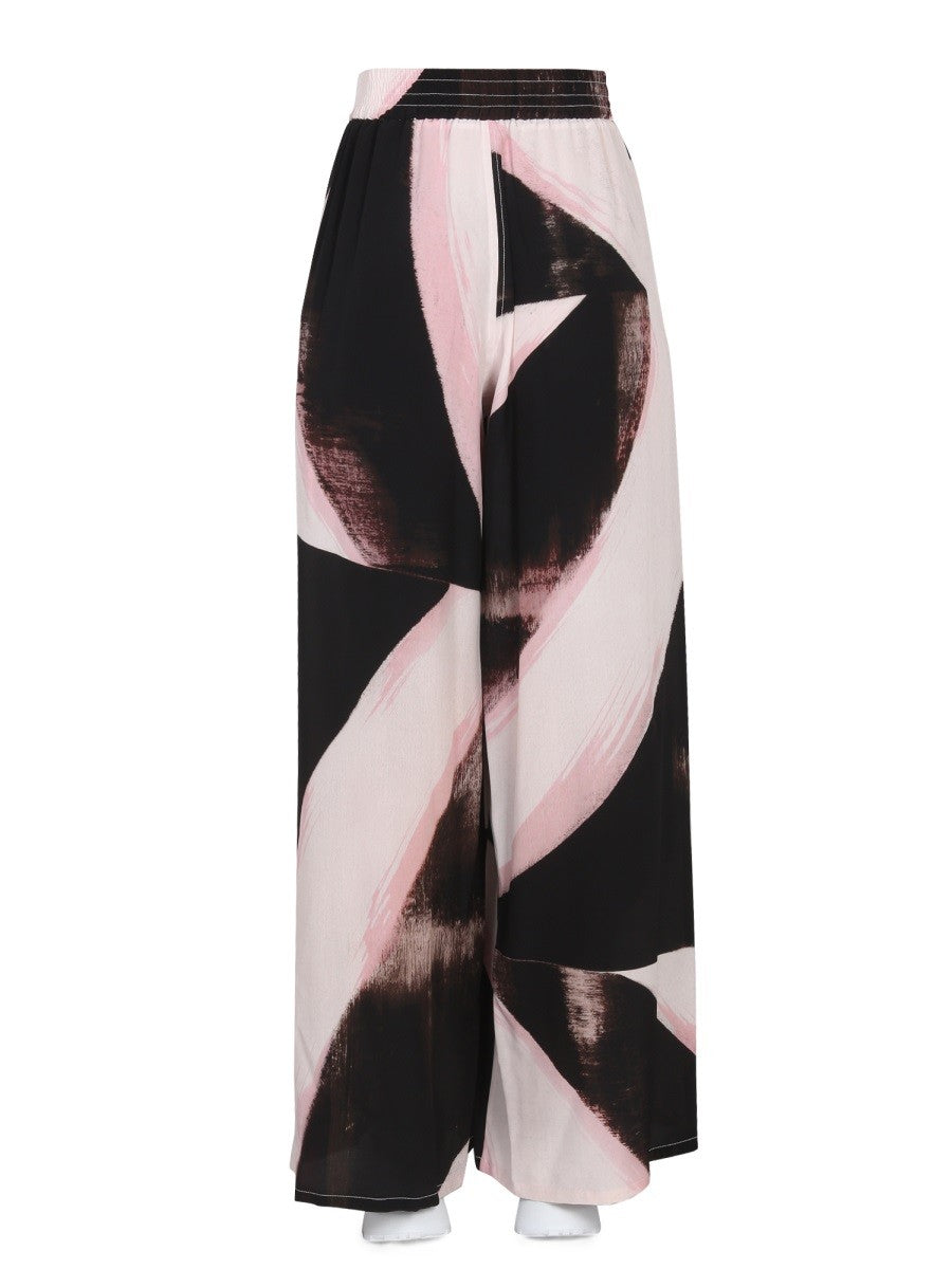 Alexander Mcqueen Ecsetvonás mintás nadrág