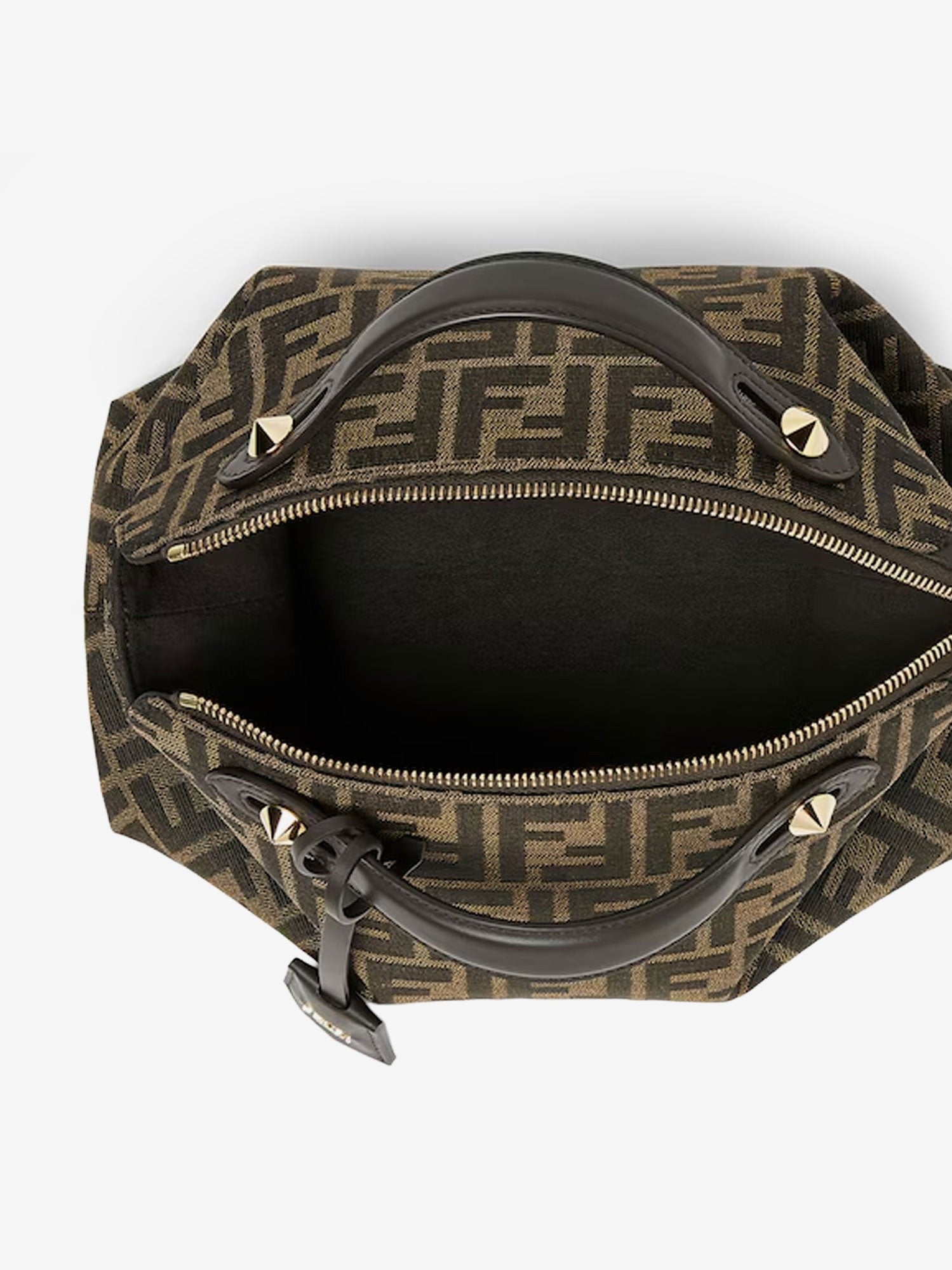 Fendi By The Way Soft Medium FF jacquard fabric and leather