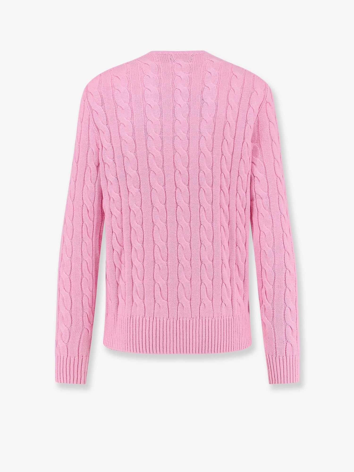 Polo Ralph Lauren Cable knit cotton sweater with iconic logo