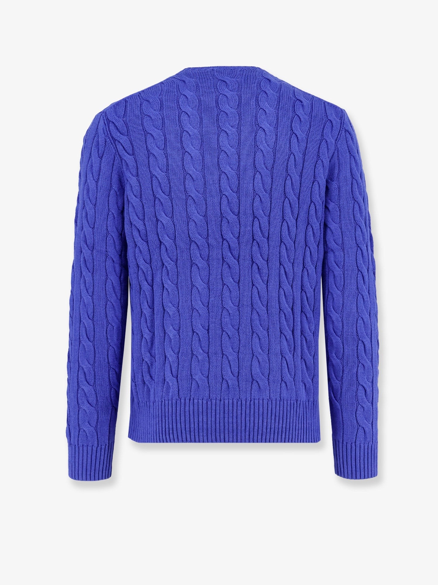 Polo Ralph Lauren Cable knit cotton sweater with iconic logo