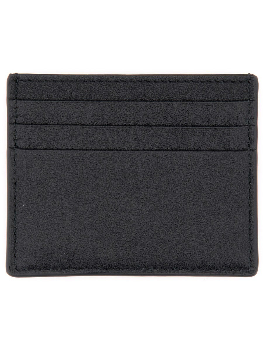 Valentino Garavani PORTE-CARTES EN CUIR DE VEAU "VLOGO SIGNATURE"