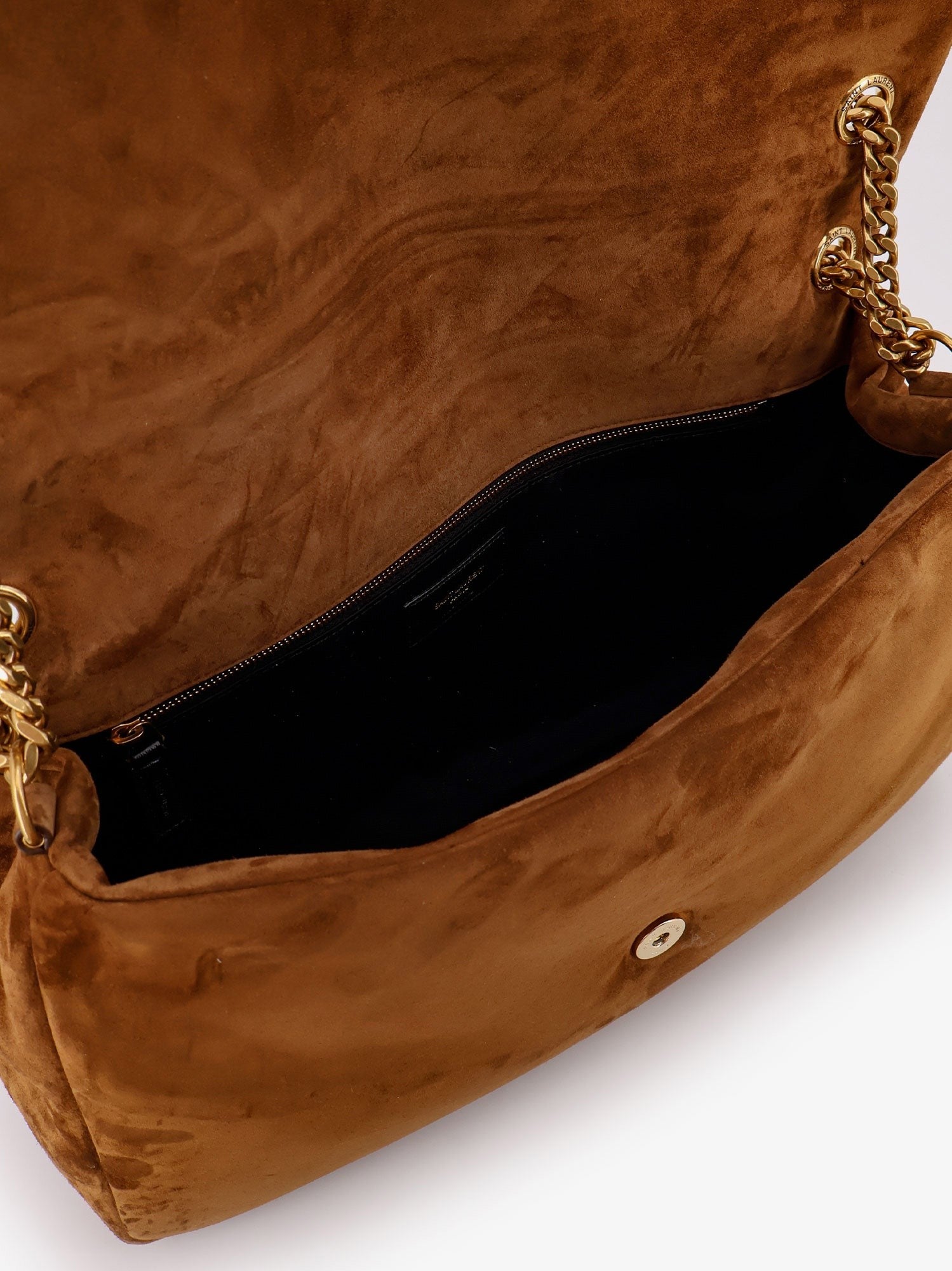 Saint Laurent Calypso Big suede shoulder bag