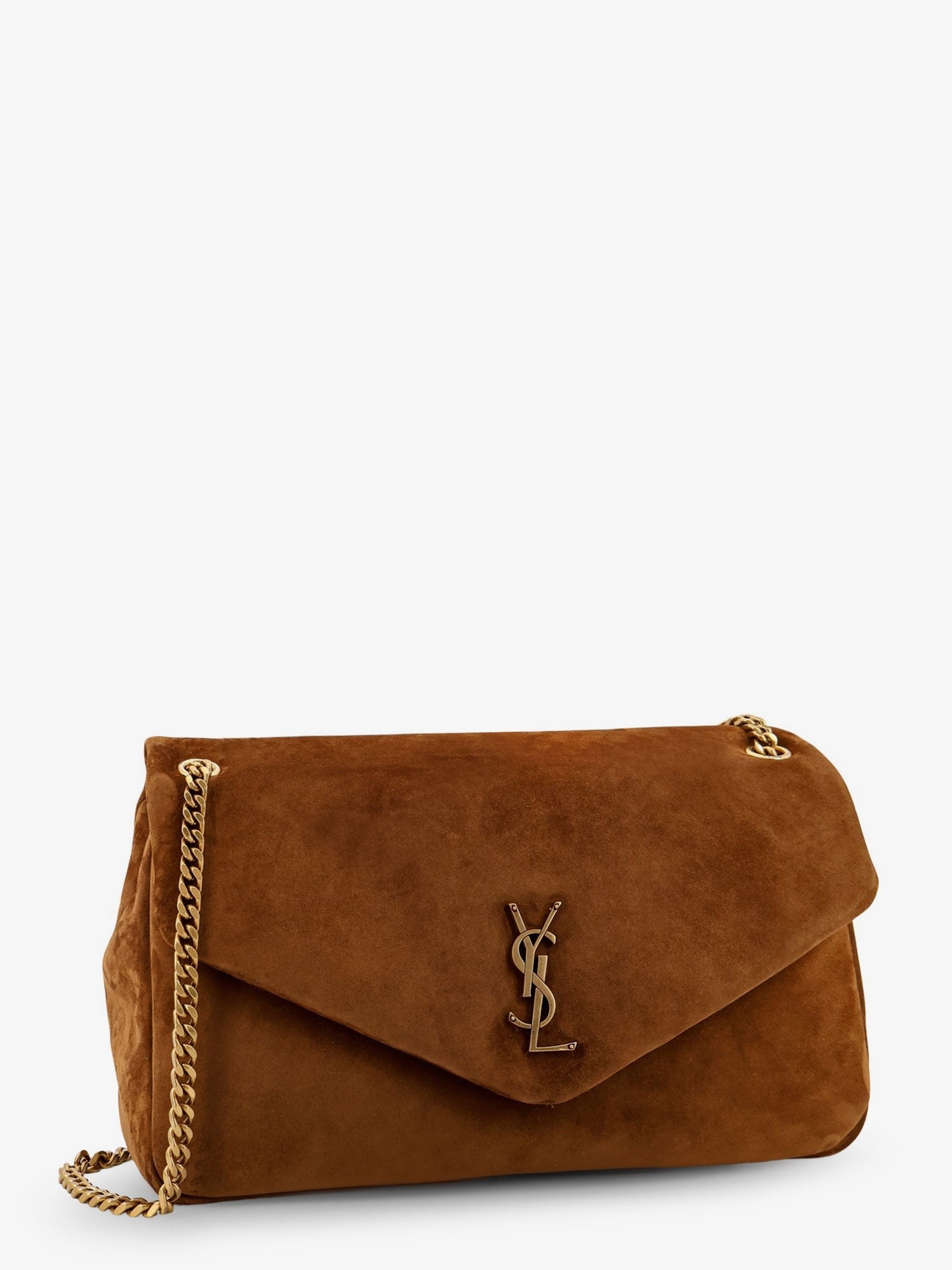Saint Laurent Calypso Big suede shoulder bag