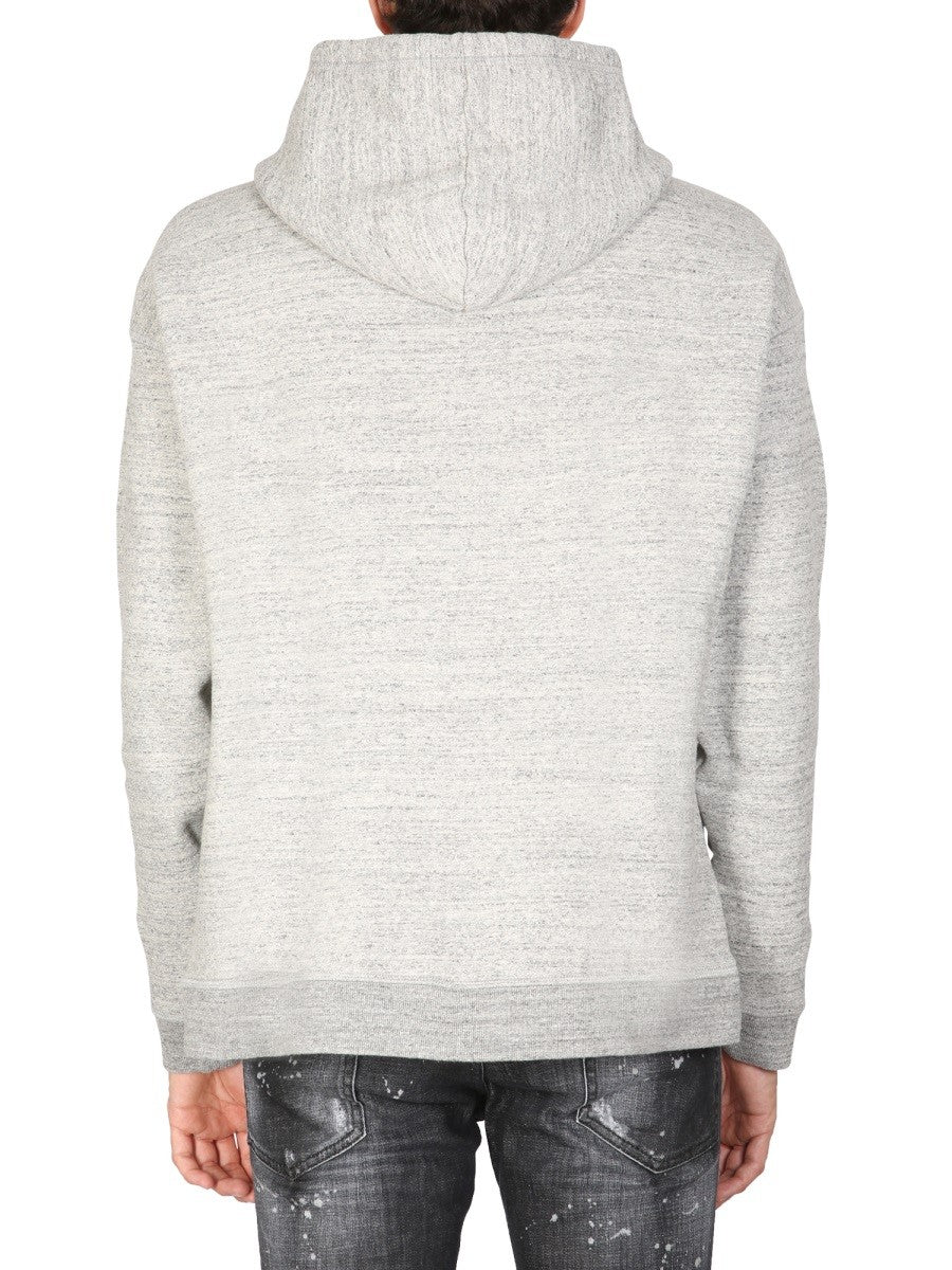 Dsquared2 CAMO PATCH HERCA ANORAK SWEATSHIRT