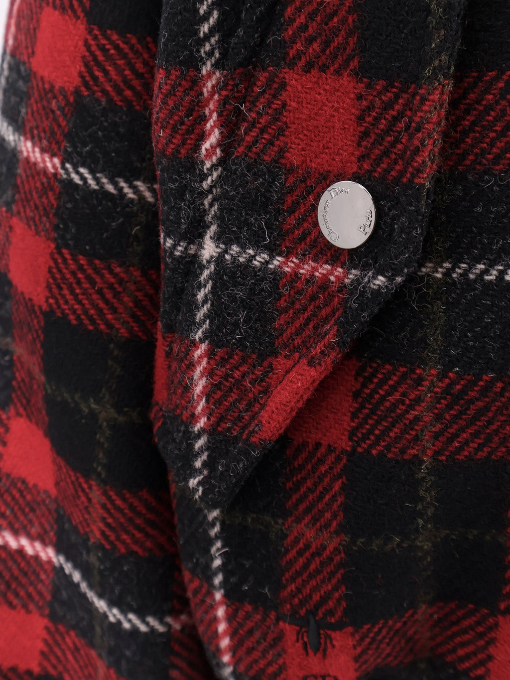 Dior Cannage bomber with check'n'dior virgin wool