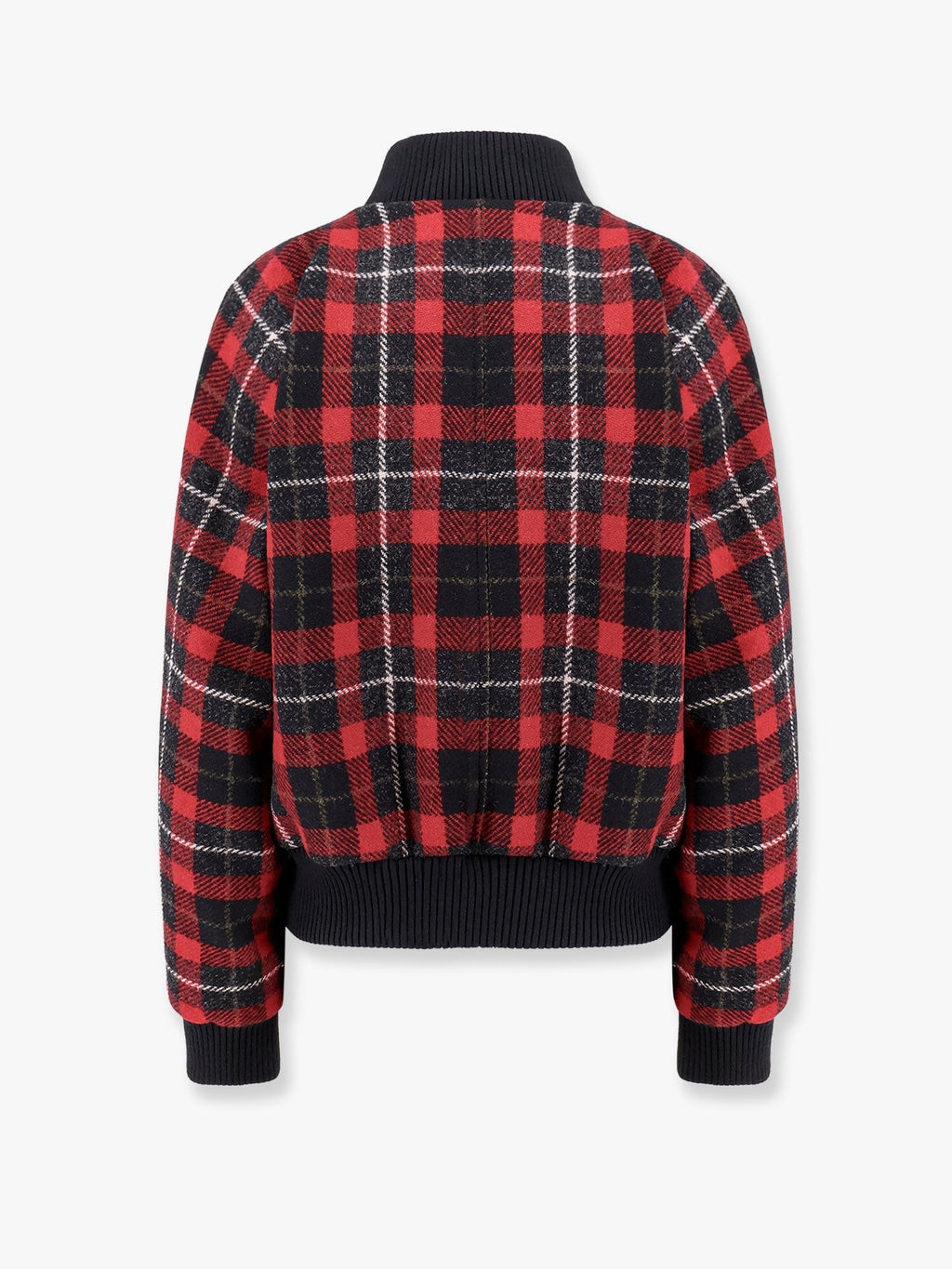 Dior Cannage bomber with check'n'dior virgin wool