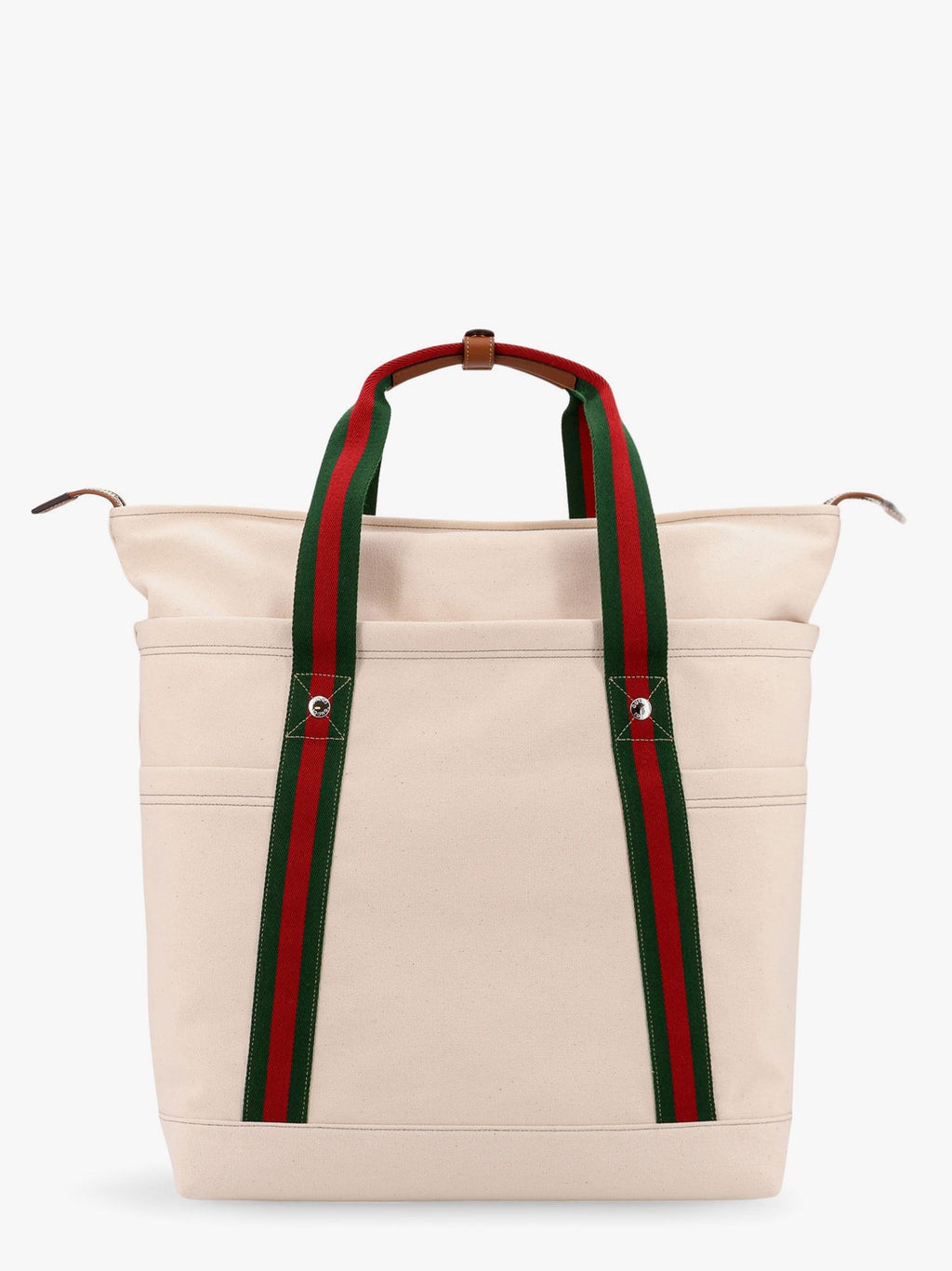 Gucci Einkaufstasche aus Canvas mit Web-Details