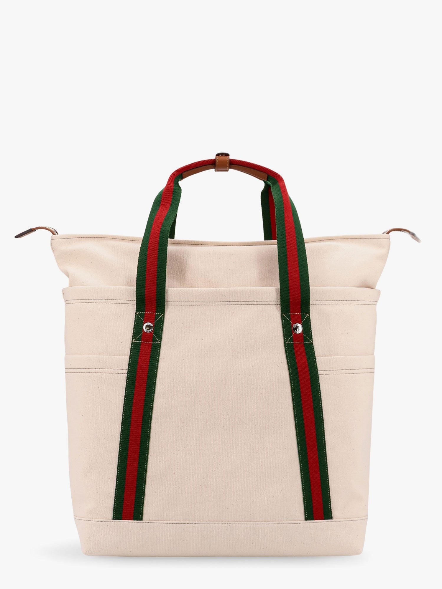 Gucci Einkaufstasche aus Canvas mit Web-Details