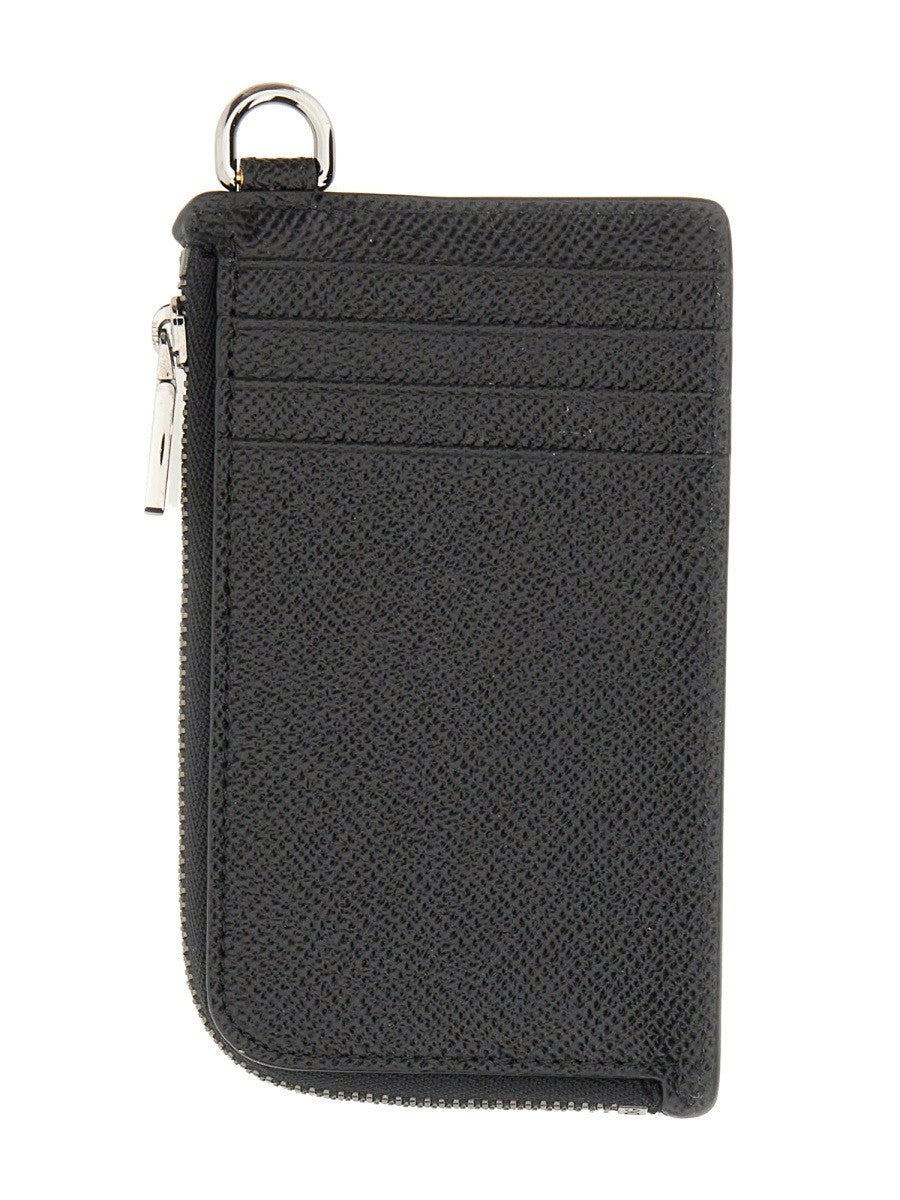 Dolce & Gabbana PORTE-CARTES AVEC PLAQUE LOGO
