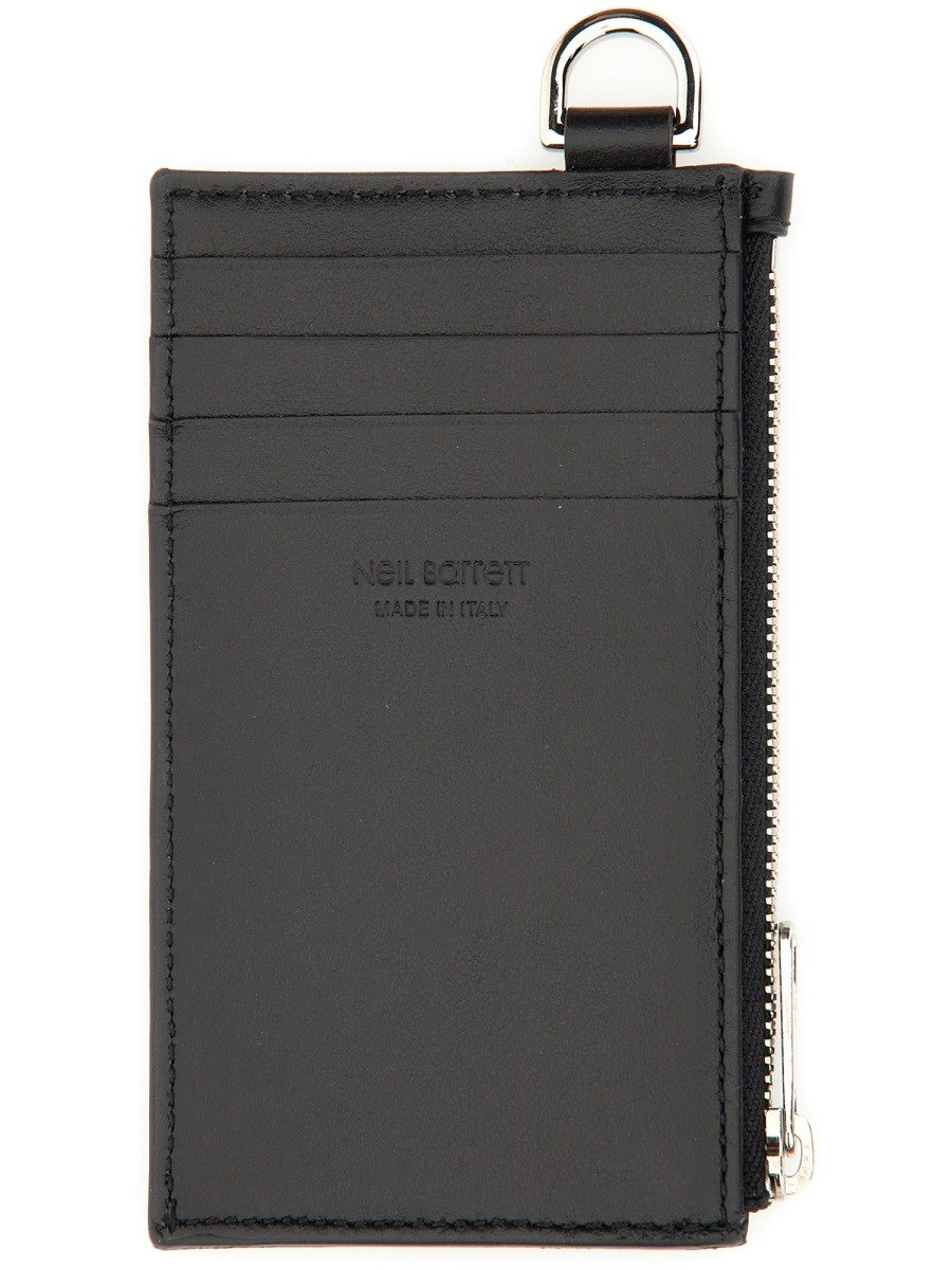 Neil Barrett CARD HOLDER WITH STRAP