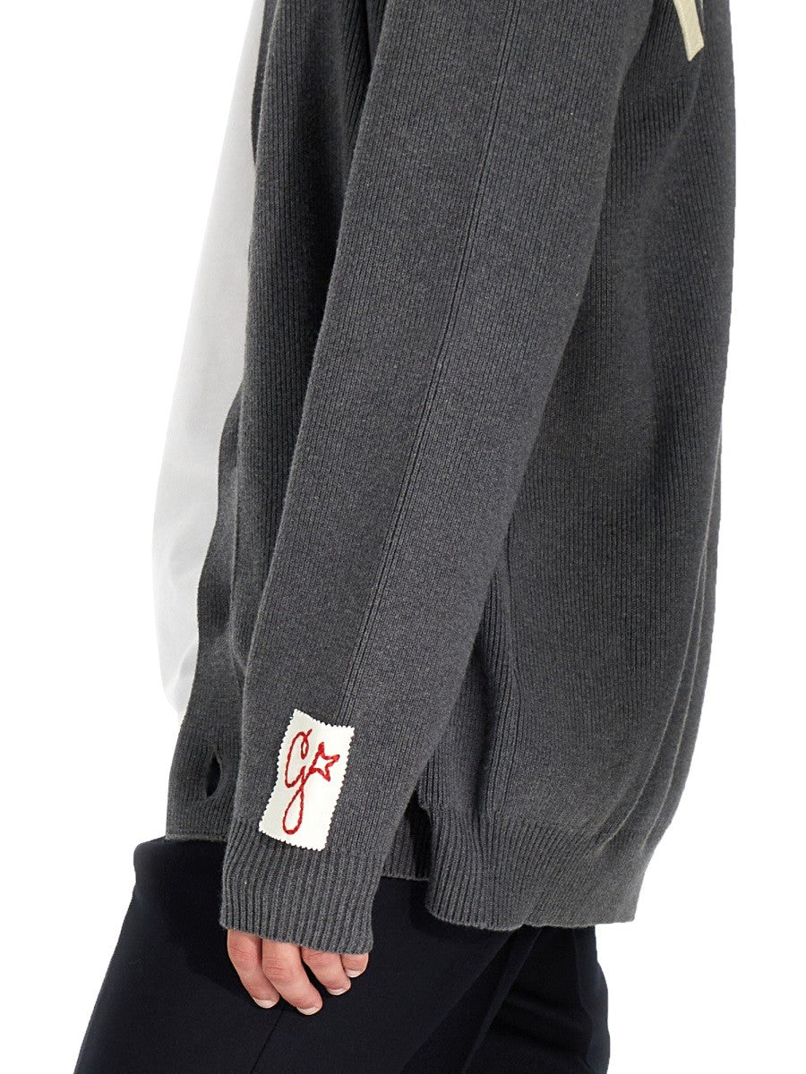 Golden Goose LOGO LAPEL CARDIGAN
